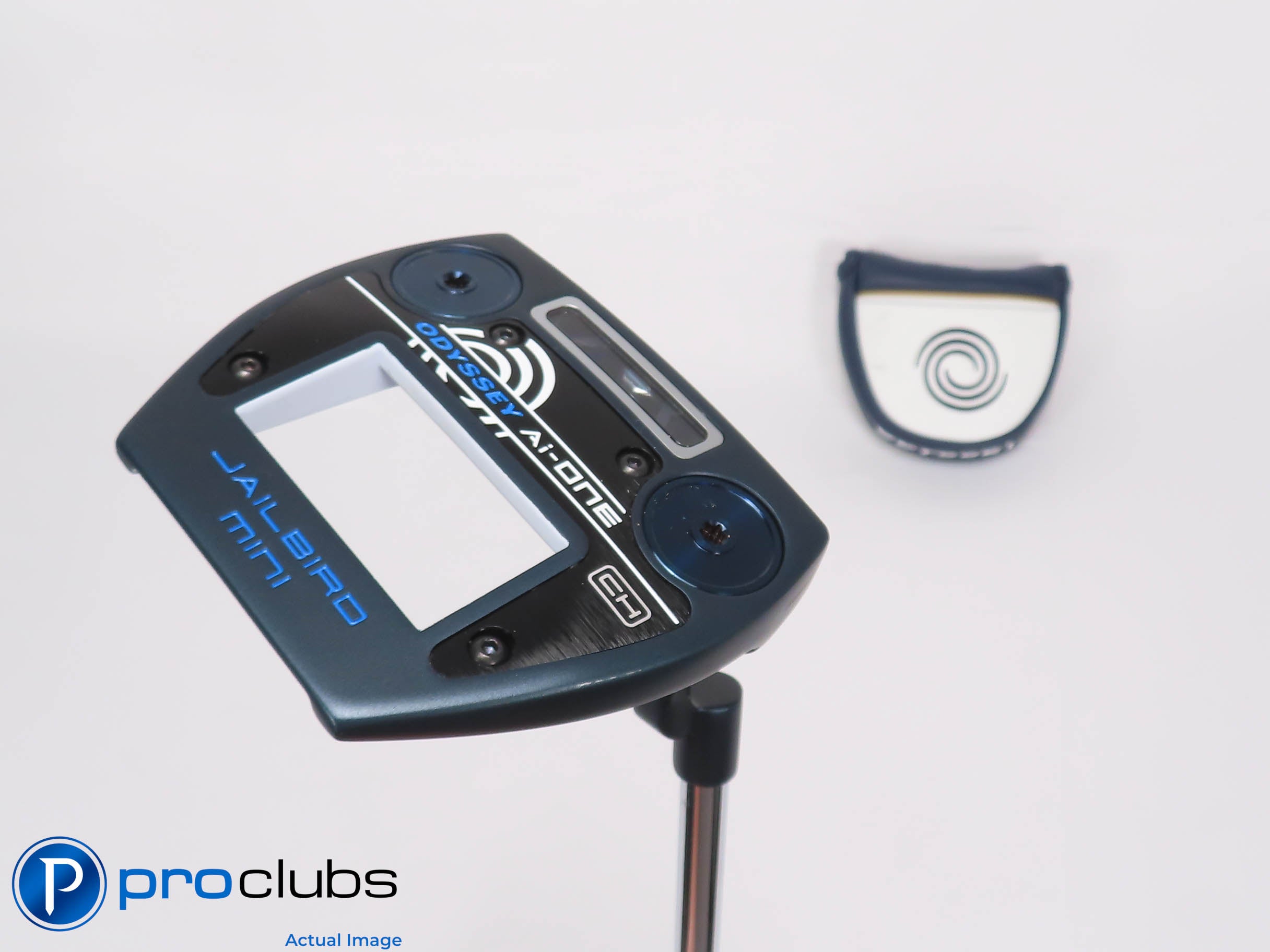 Excellent! Odyssey Ai-One Jailbird MINI CH 35" Putter w/Cover #459955