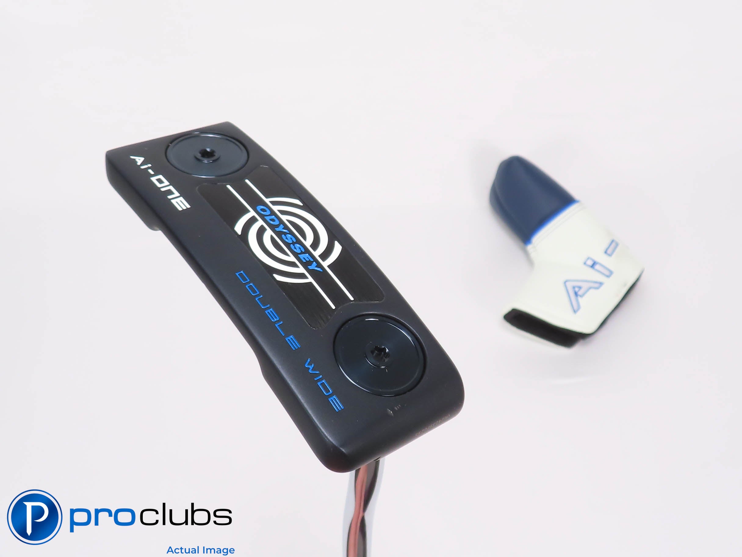 Excellent! Odyssey Ai-ONE DOUBLE WIDE 35" Putter w/Cover - 459952