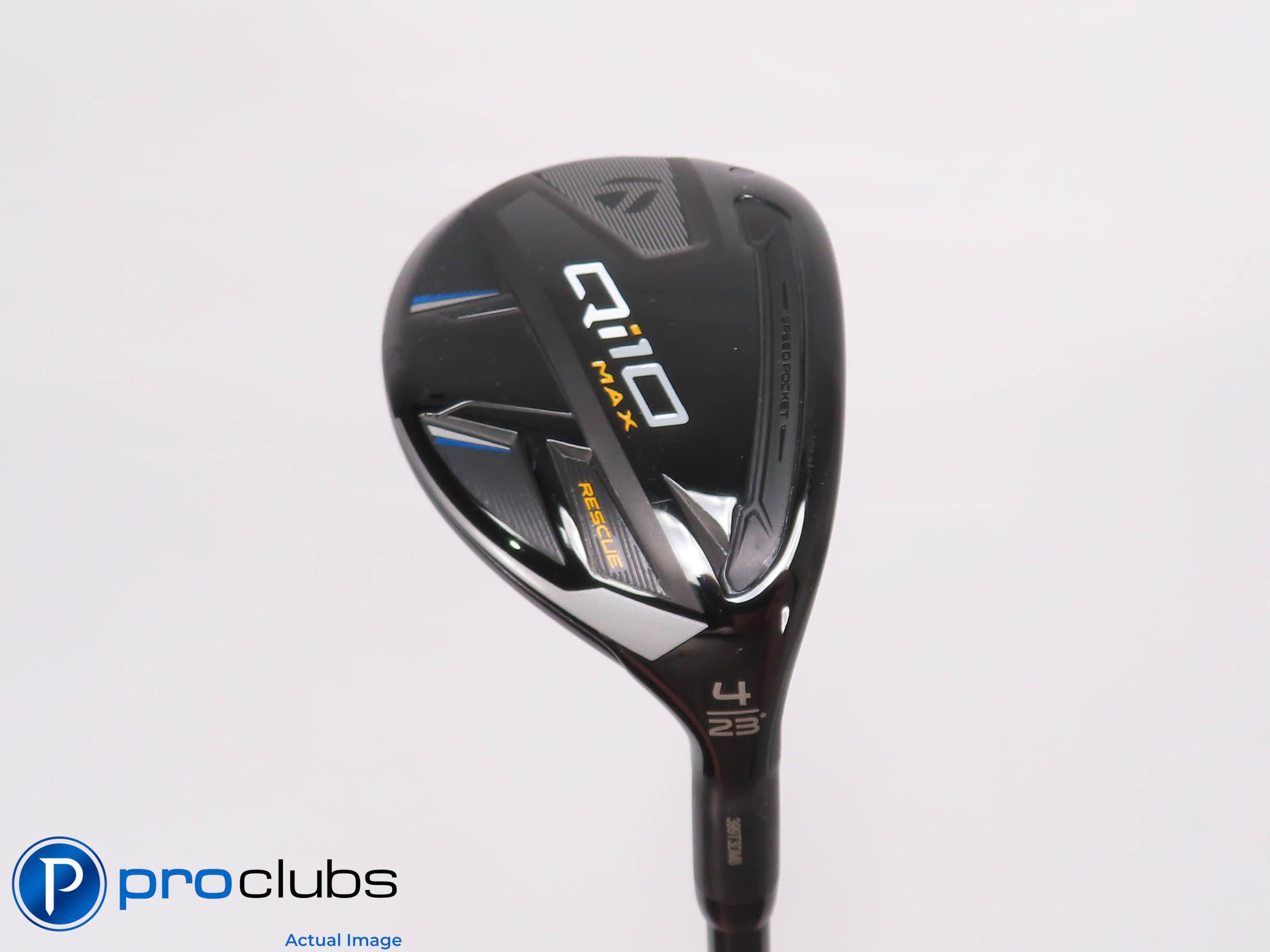 TaylorMade Qi10 MAX Rescue 23* 4 Hybrid - Tensei Red CK 60g Senior Flex - 460001