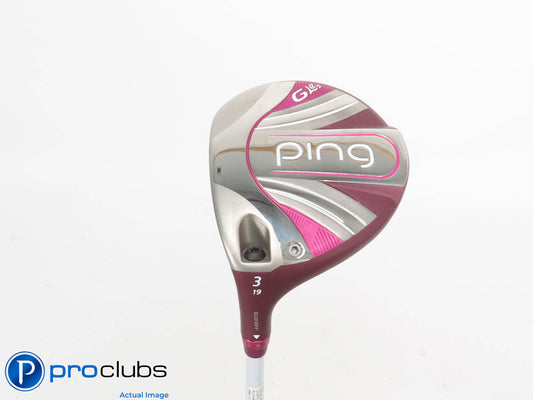 Nice! Ladies Left Handed PING GLe2 19* 3 Wood - PING ULT 240 Ladies Flex 417907