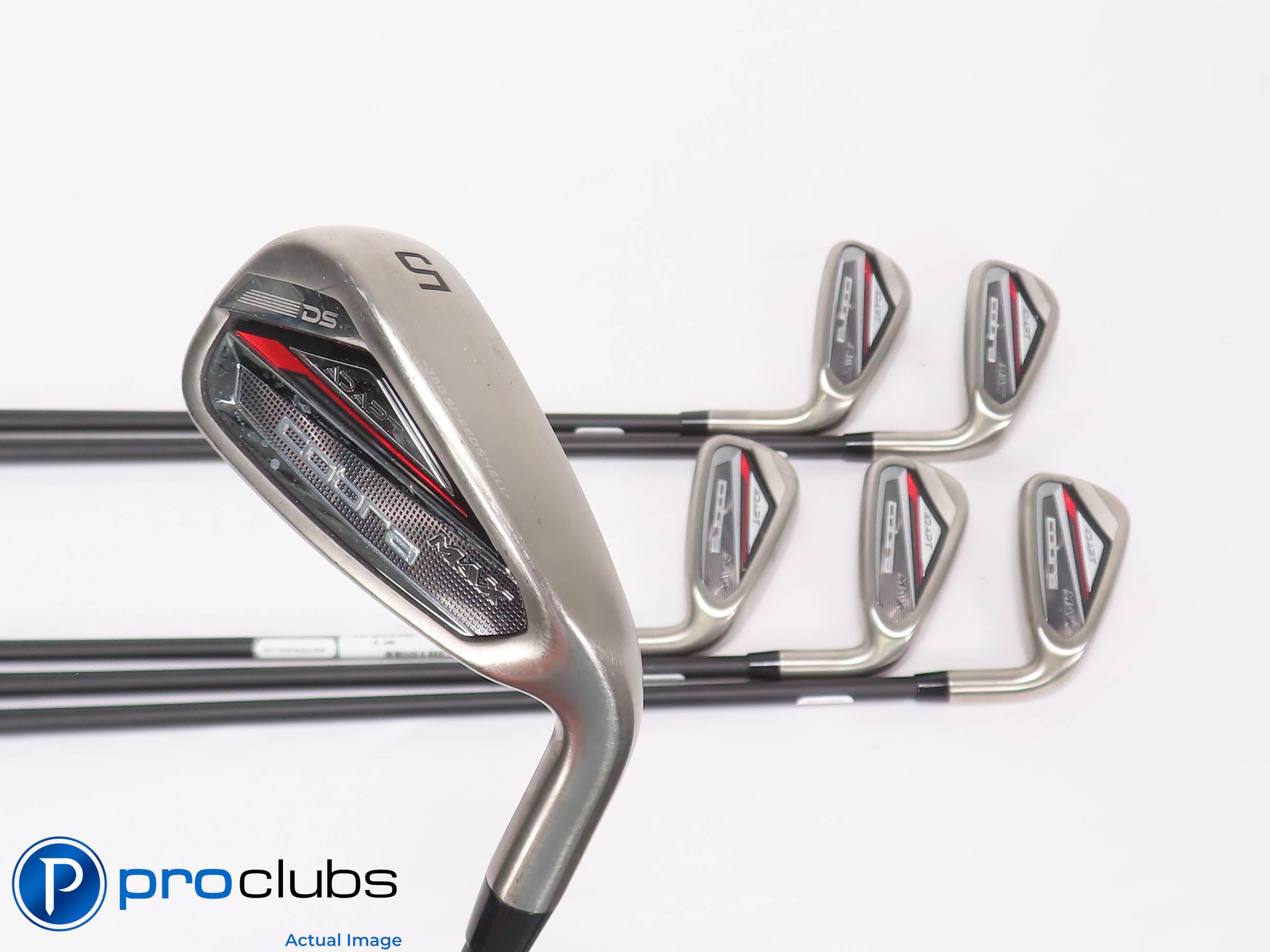 Nice Cobra DS-ADAPT MAX 5-PW IRON SET - KBS PGI 75 Regular Flex Graphite 457465
