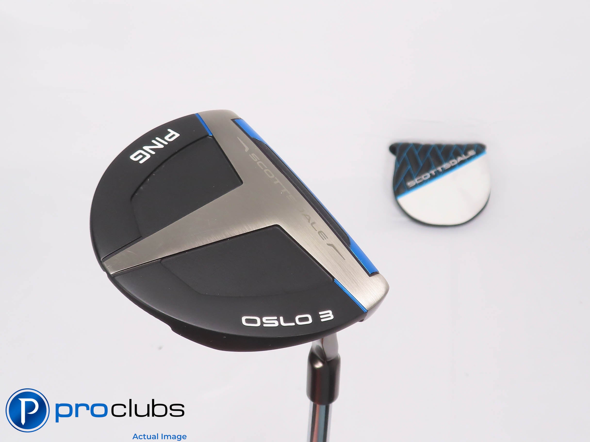 Mint Ping 2025 Scottsdale OSLO 3 35" PUTTER w/Cover - Slight Arc 460291