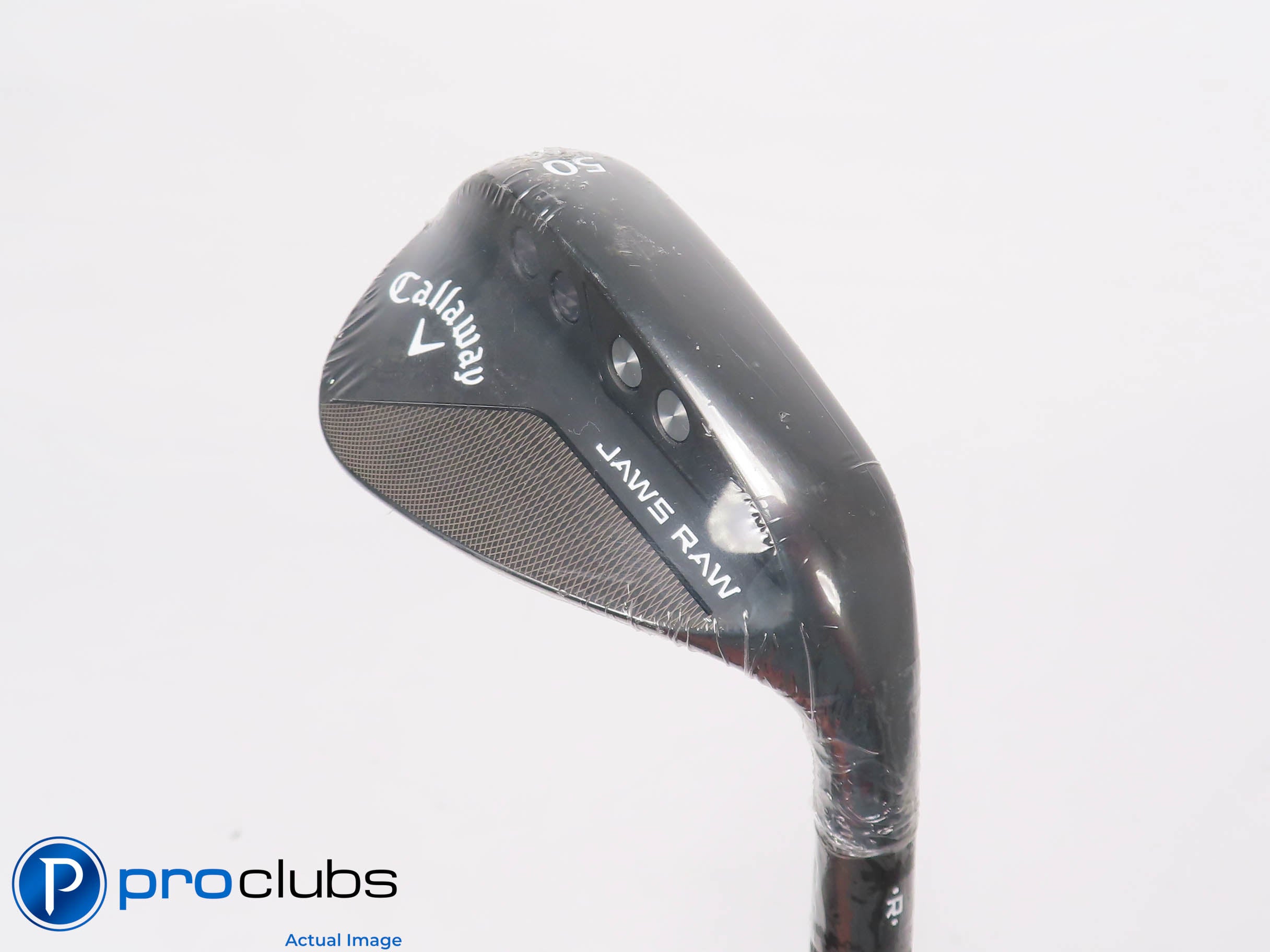 New! Callaway Jaws Raw Black S-Grind 50*(10*) Wedge - DG 120 S400 Stiff - 460158