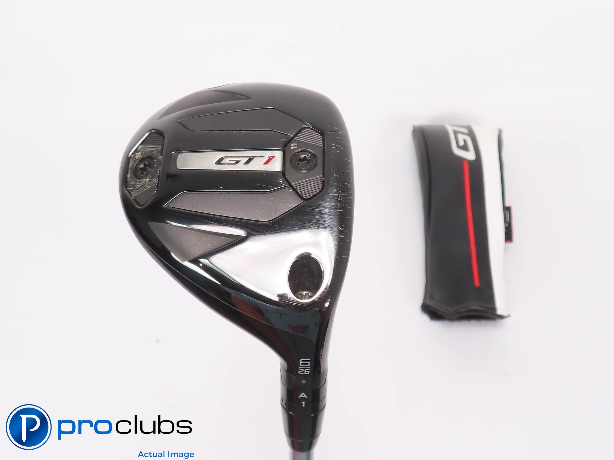 Nice! Titleist GT1 26* 6 Hybrid w/ HC - Fuji Air Speeder 50g R2 Senior -  459858