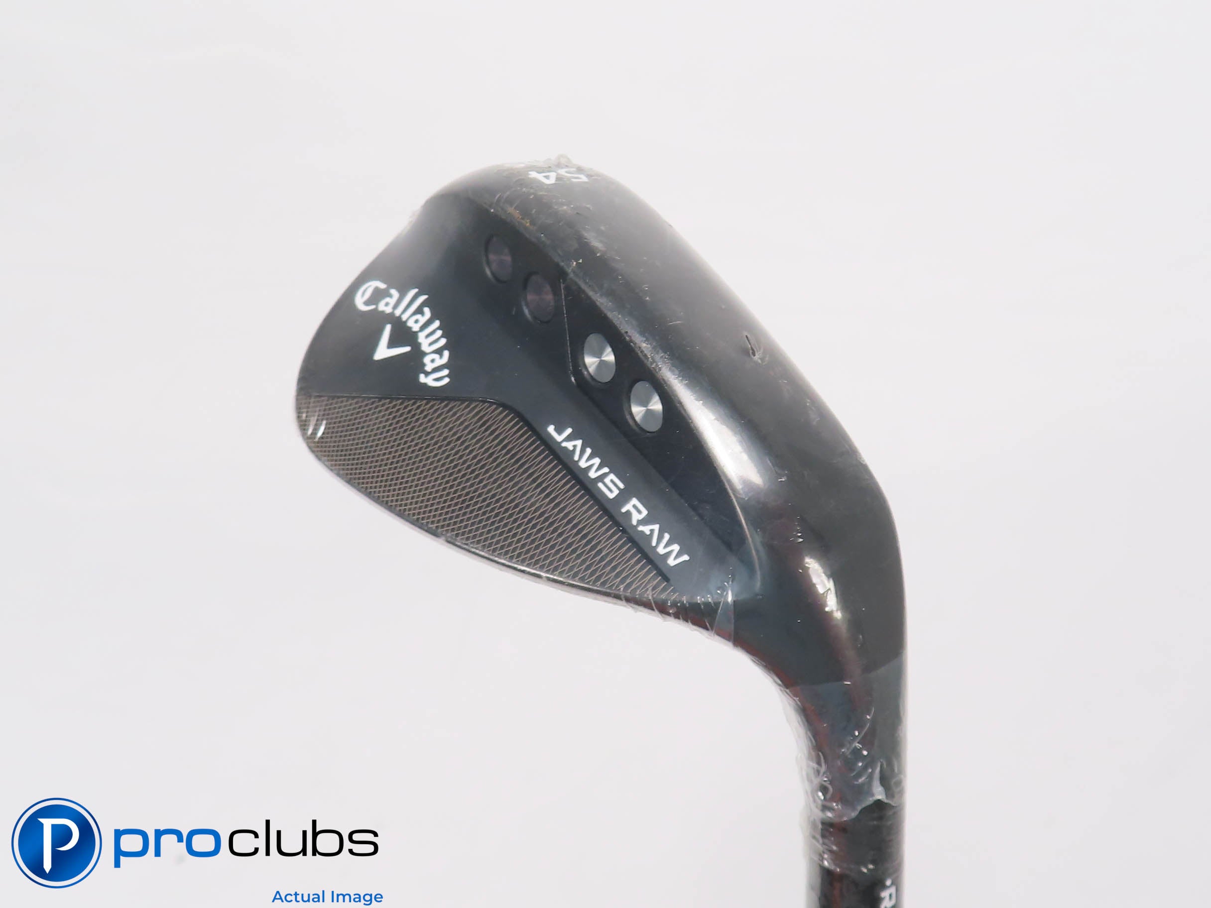 New! Callaway Jaws Raw Black S-Grind 54*(10*) Wedge - DG 120 S400 Stiff - 460170