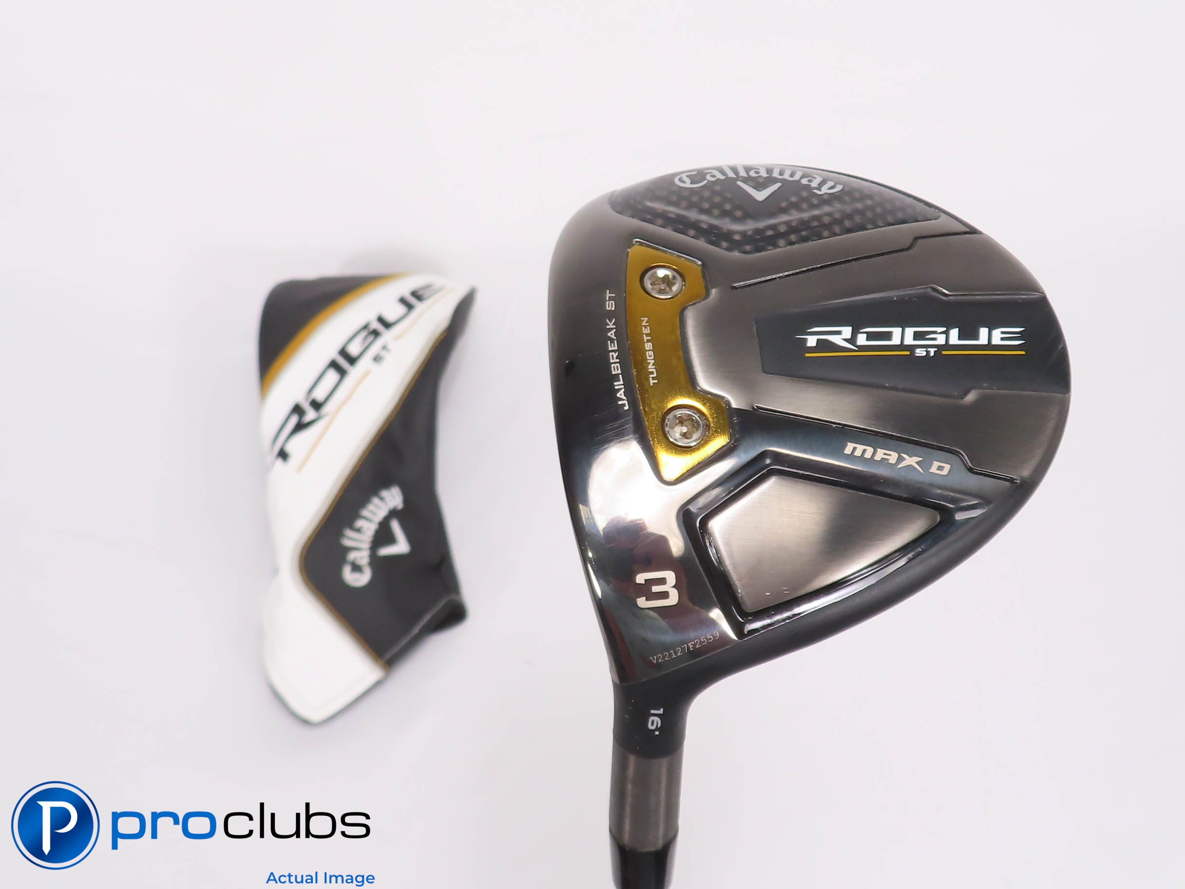 Left Handed Callaway Rogue ST MAX D 16* 3 Wood w/HC - Cypher Senior - 459847