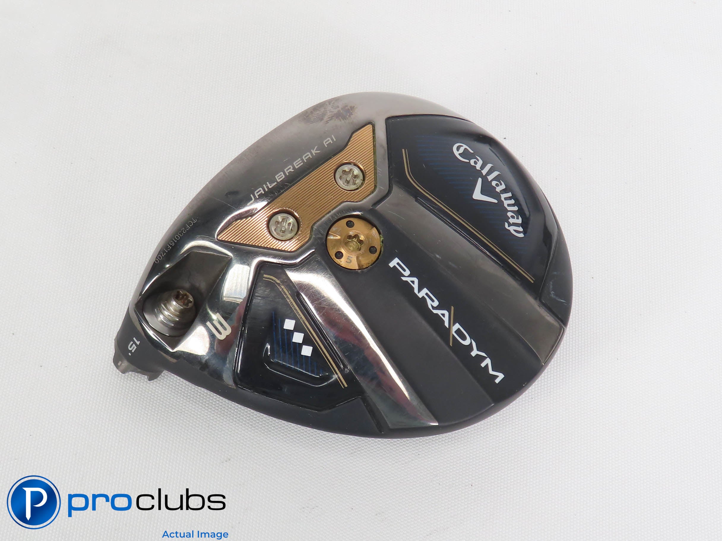 Left Handed Tour Issue Callaway PARADYM Triple Diamond 15* 3 Wood - Head 459879