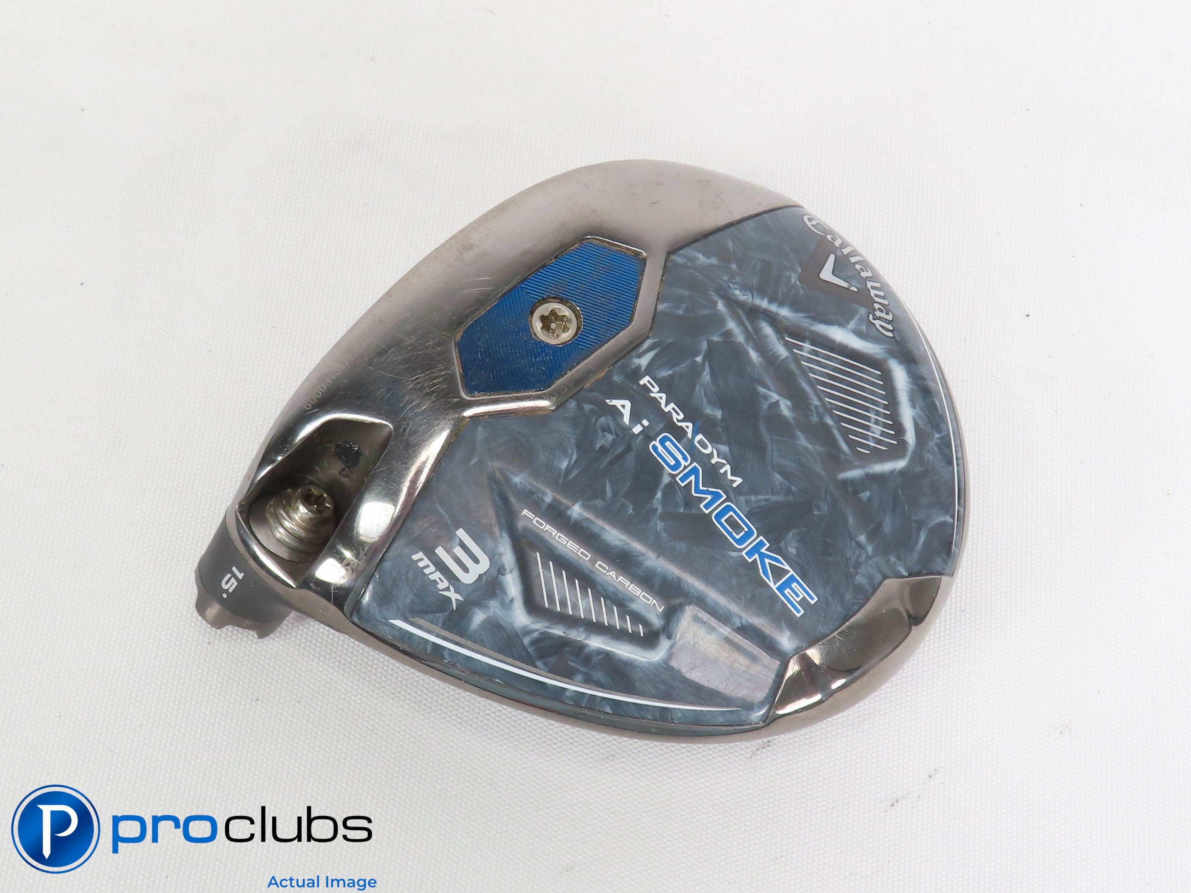 Left Handed Tour Issue Callaway Ai Smoke MAX 15* 3 Wood - Head Only - 459880