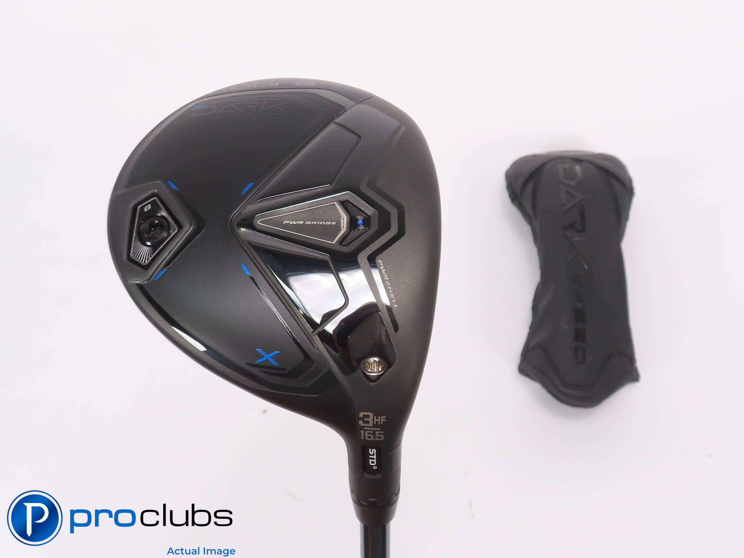 Mint! Cobra Darkspeed X HF 16.5* 3 Wood w/ HC - Lin-Q Blue 6F4 Stiff - 460226