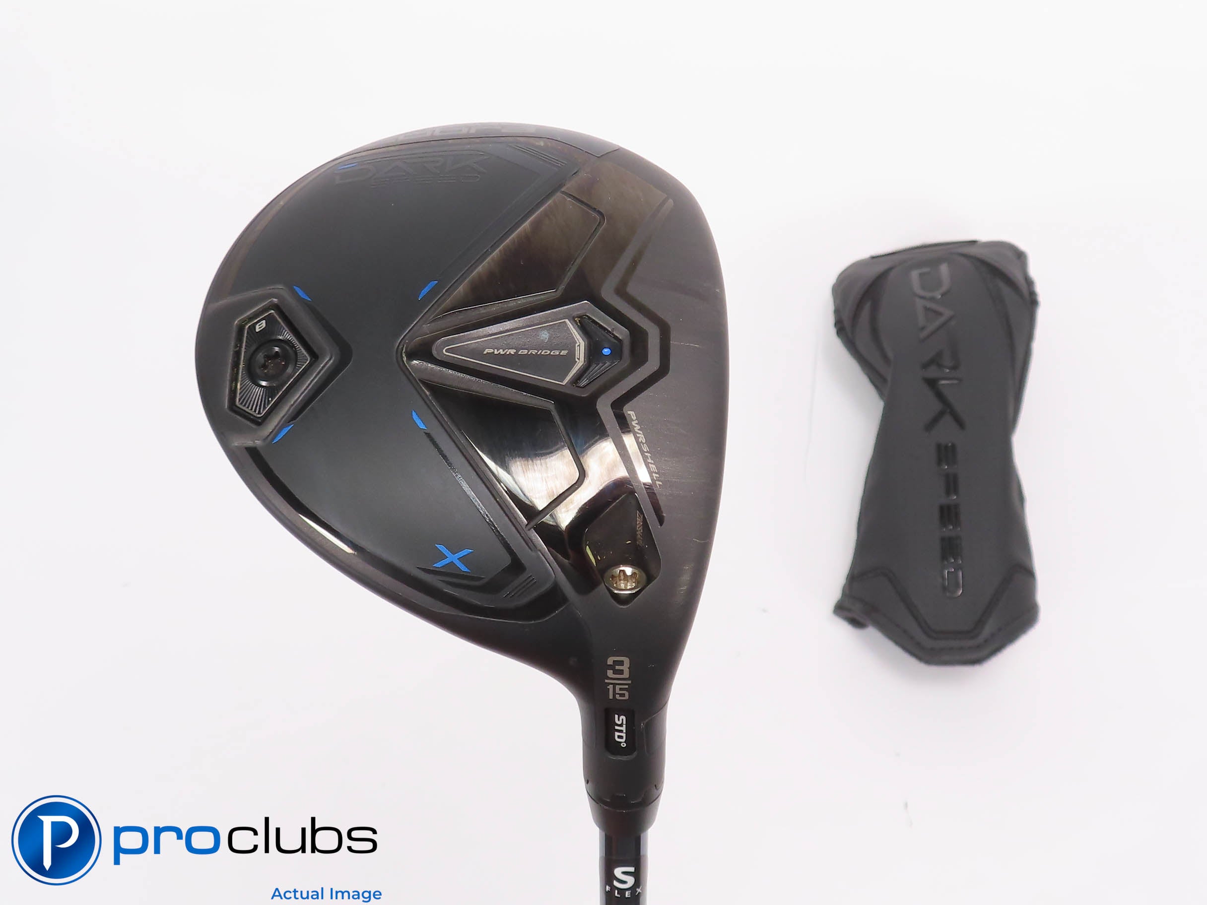 Excellent! Cobra Darkspeed X 15* 3 Wood w/ HC - Lin-Q White 7F4 Stiff - 460225