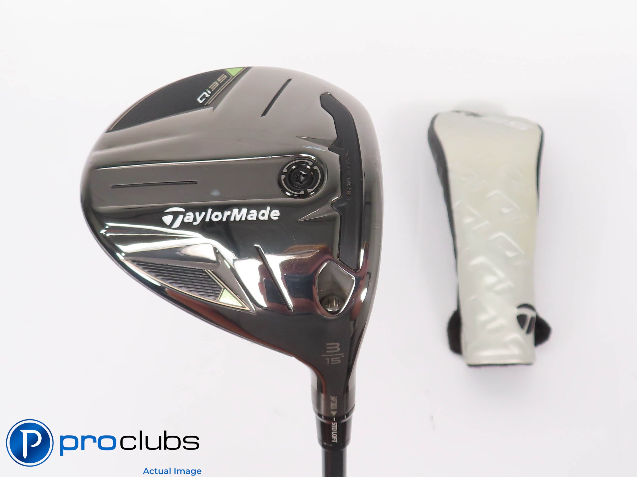 Excellent! TaylorMade Qi35 15* 3 Wood w/ HC - Diamana T+ 60g Stiff - 460481
