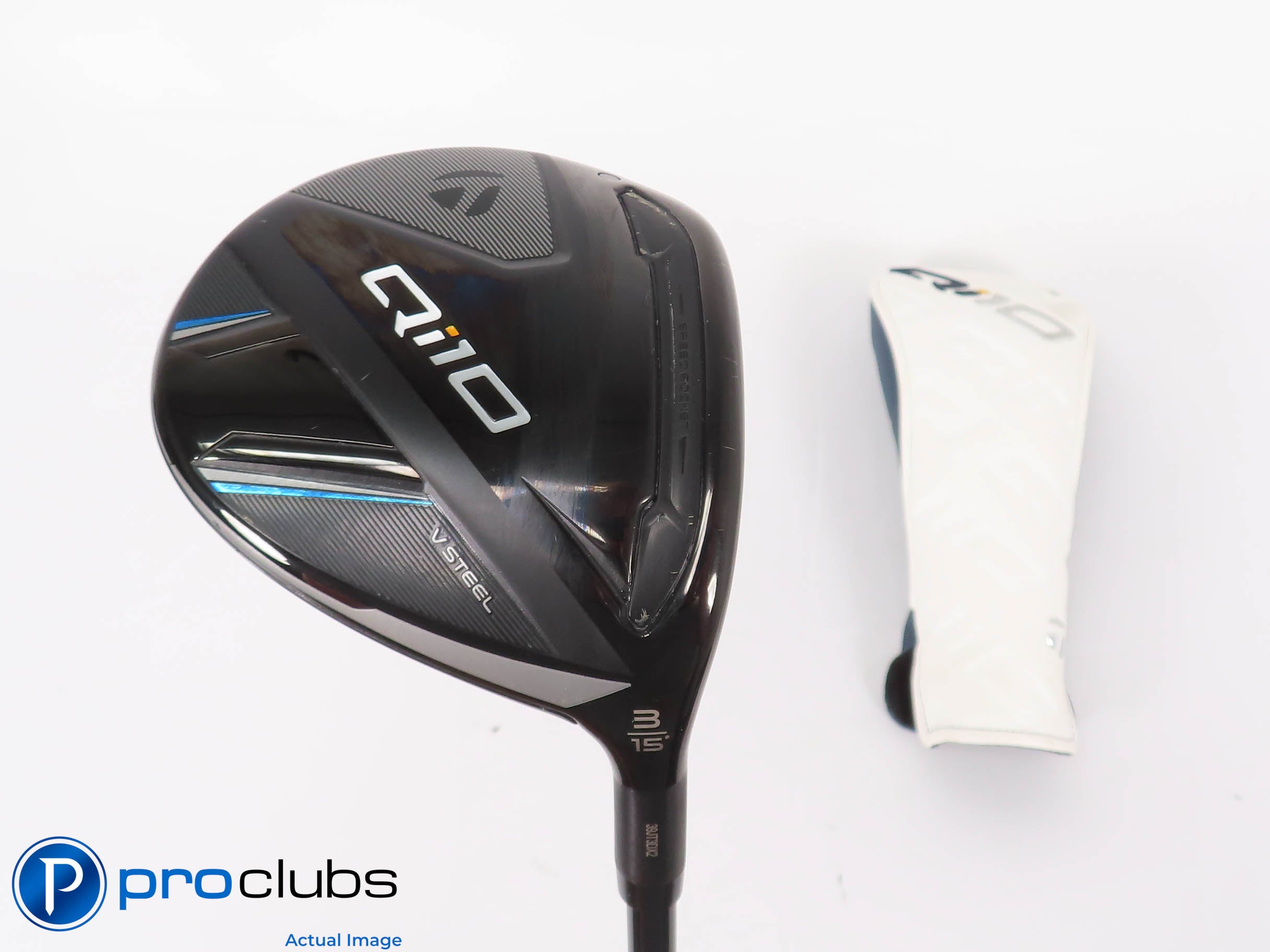 TaylorMade Qi10 15* 3 Wood w/HC -Fujikura Ventus TR Blue 6-R Regular - 460485