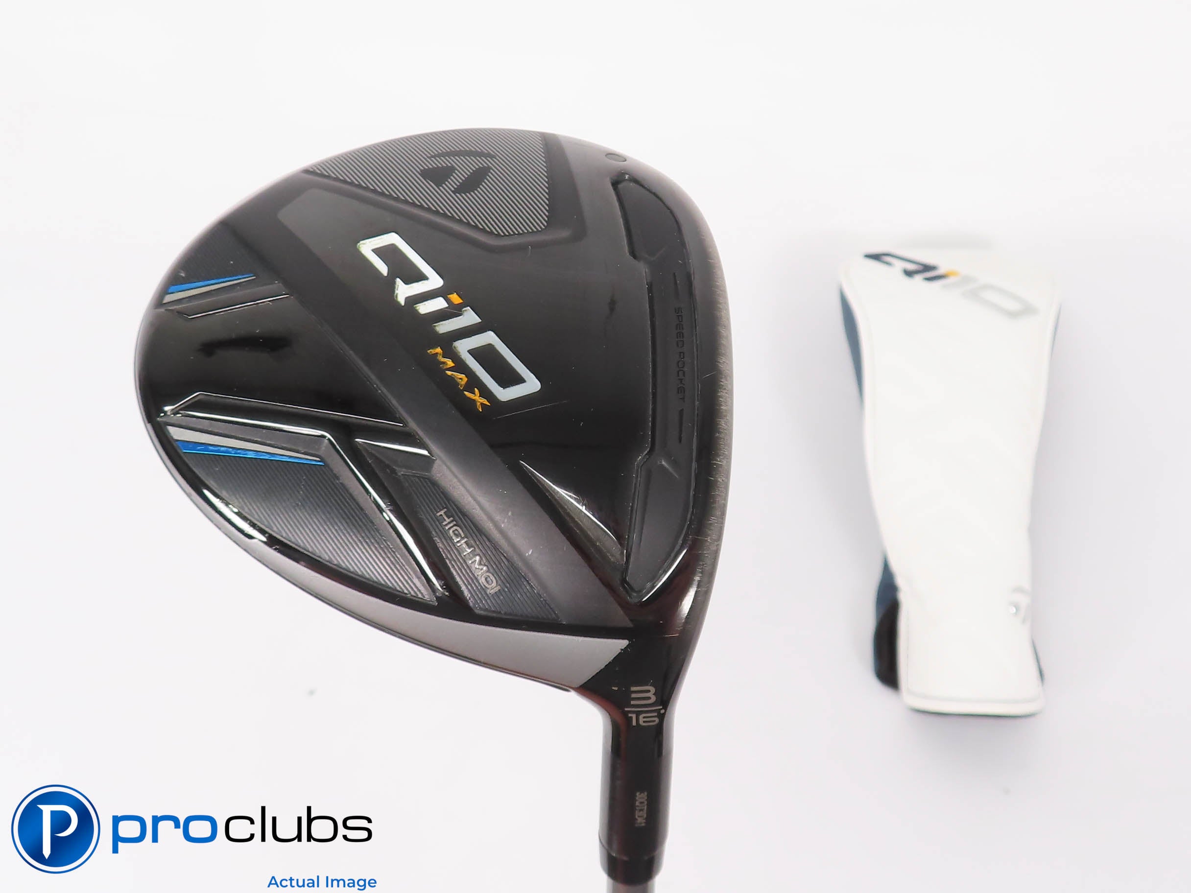 TaylorMade Qi10 MAX 16* 3 Wood w/Cover - Speeder NX 50g Regular Flex #460486