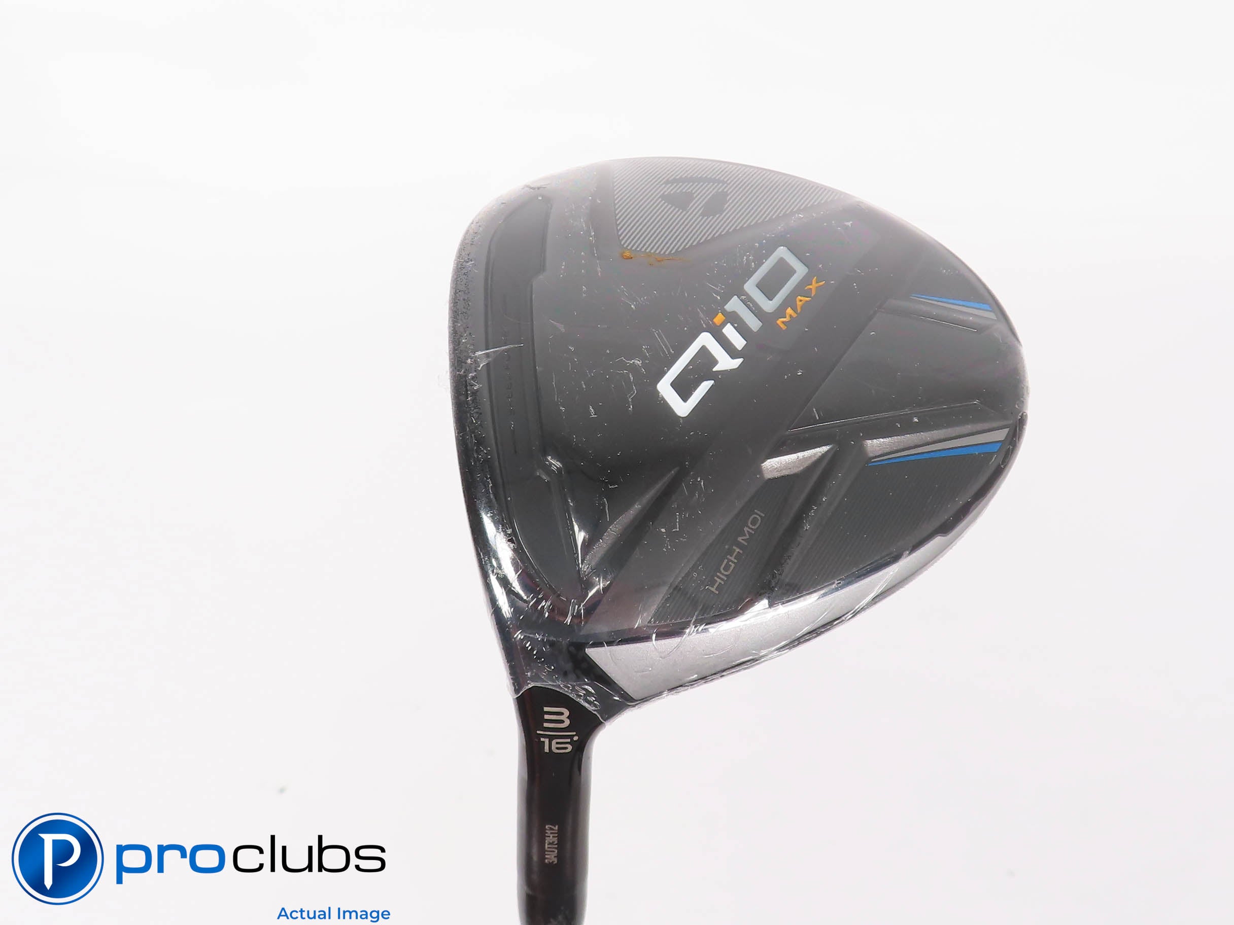 New! Left Handed TaylorMade Qi10 MAX 16* 3 Wood - Grafalloy Senior - 460021