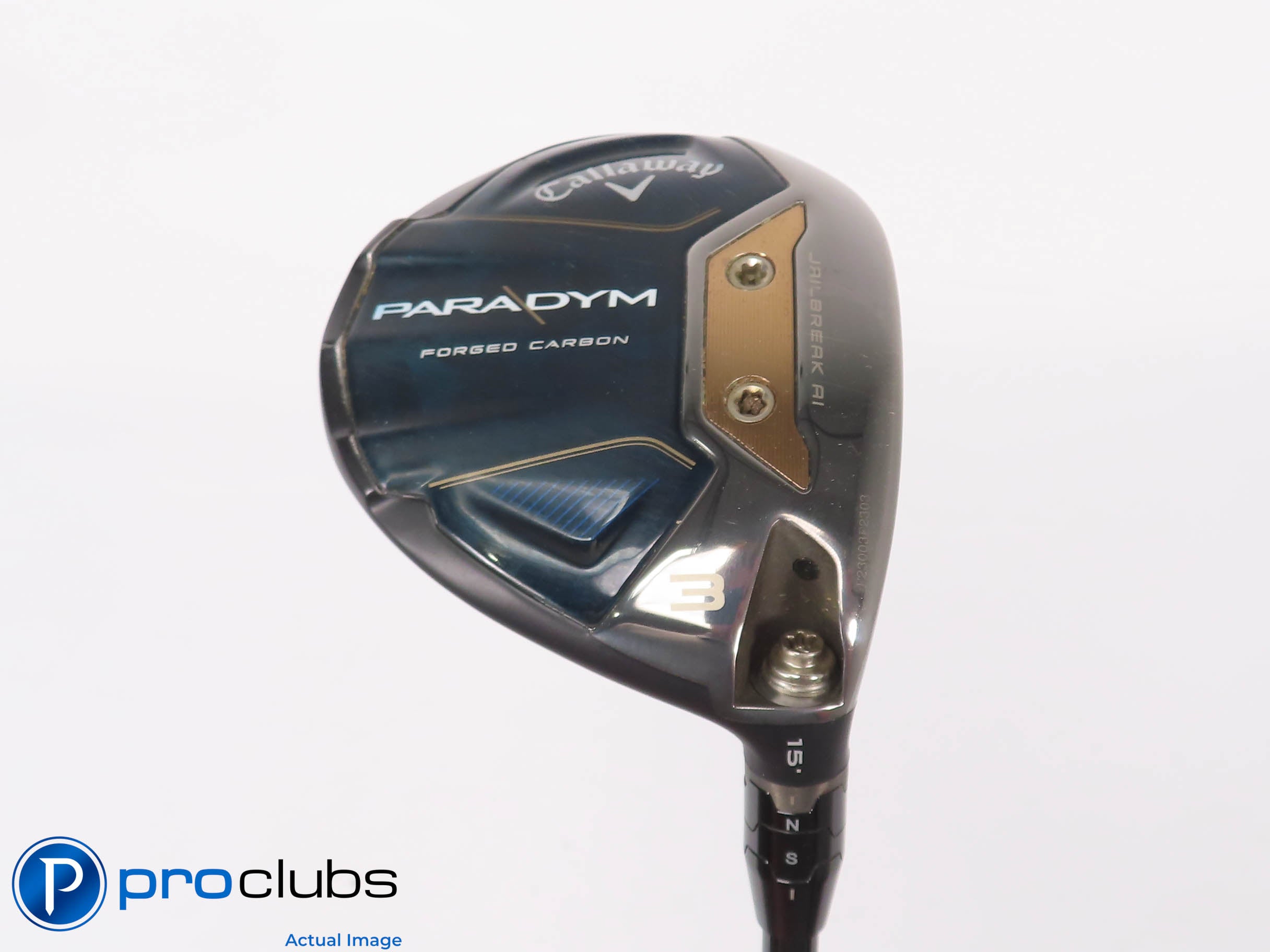 Callaway PARADYM 15* 3 Wood - Mitsubishi Tensei White AV 75g Stiff Flex - 459913