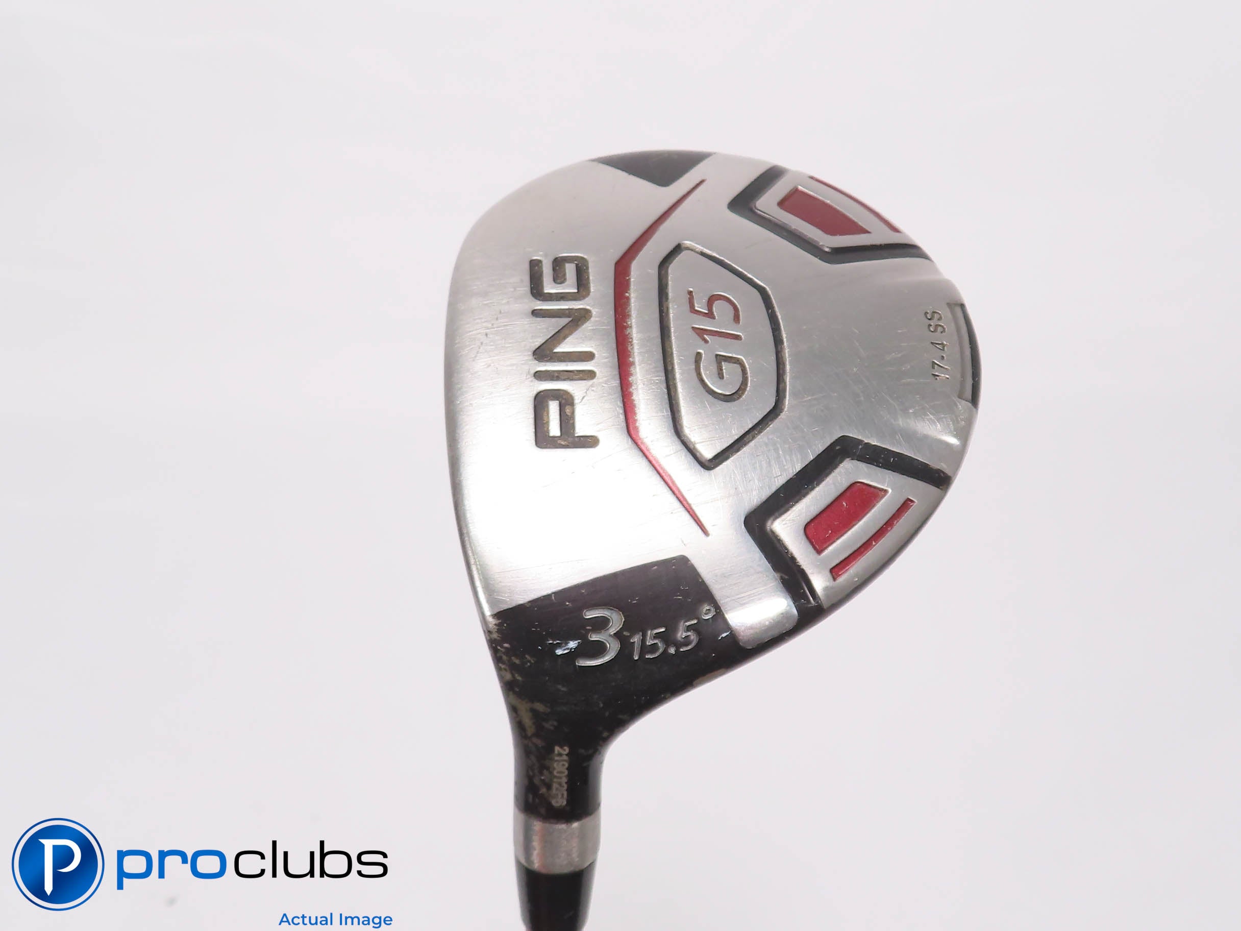 Left Handed PING G15 15.5* 3 Wood - Ping TFC 149 F Senior Flex - 459896