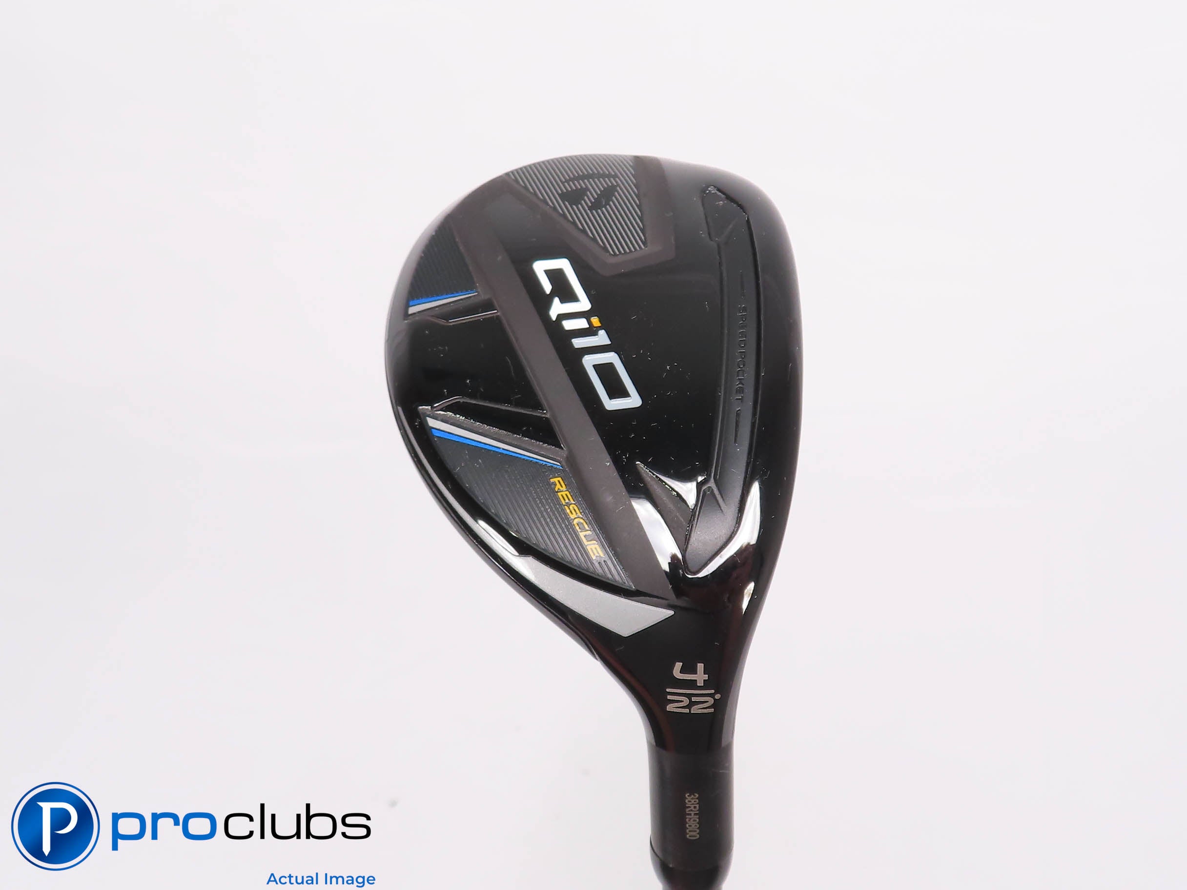 TaylorMade Qi10 Rescue 22* 4 Hybrid - Mitsubishi Tensei Orange X-Flex #459976