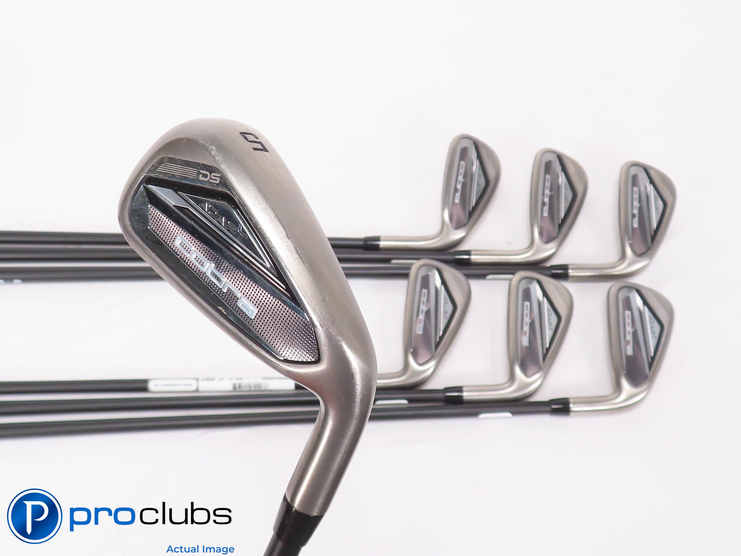 Nice Cobra DS-ADAPT 5-PW,GW IRON SET - KBS PGI 75 Regular Flex Graphite 457504