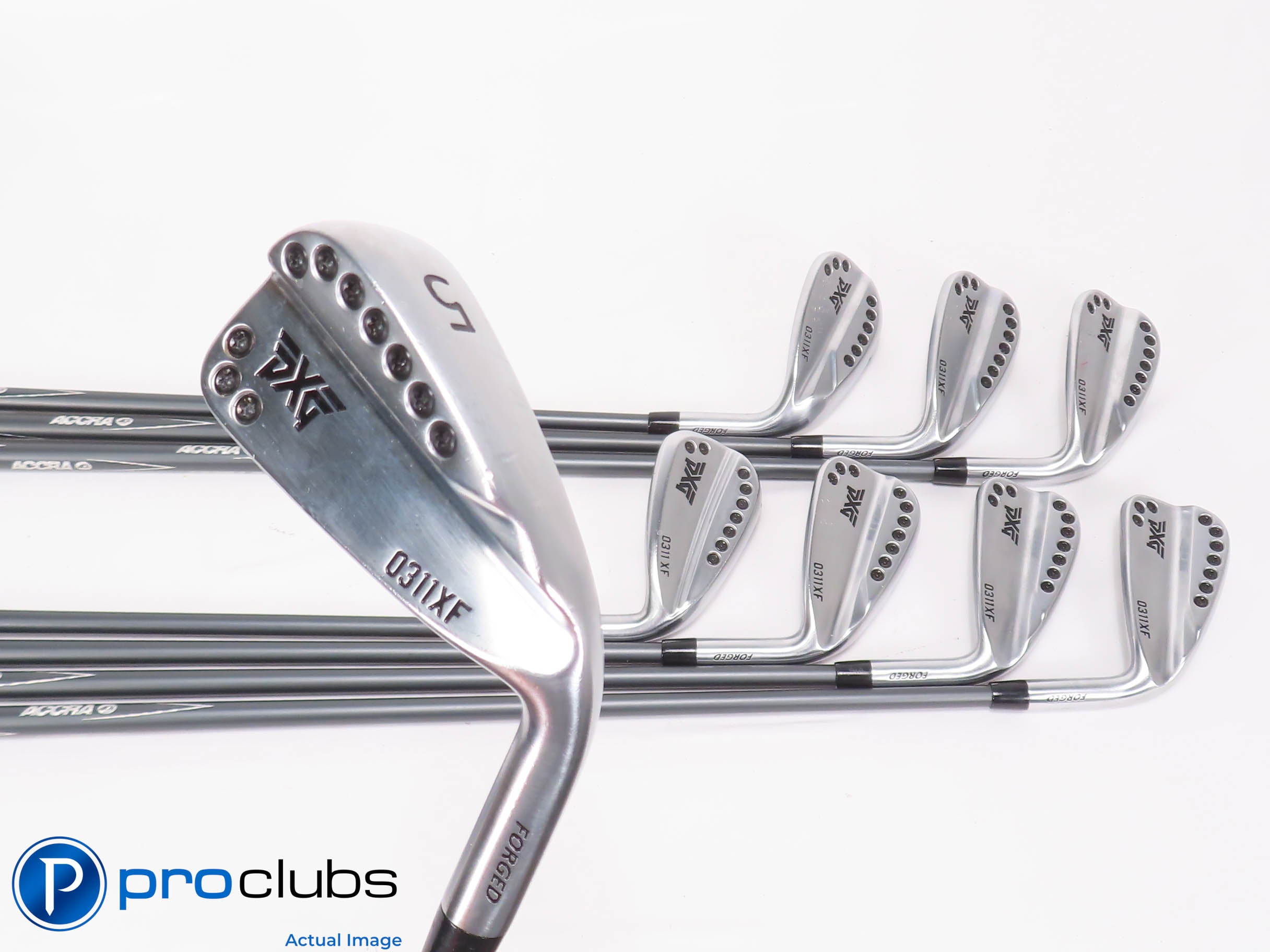 Ladies PXG 0311XF Gen1 5-PW,GW,SW IRON SET Accra 40 Ladies Flex Graphite 459309