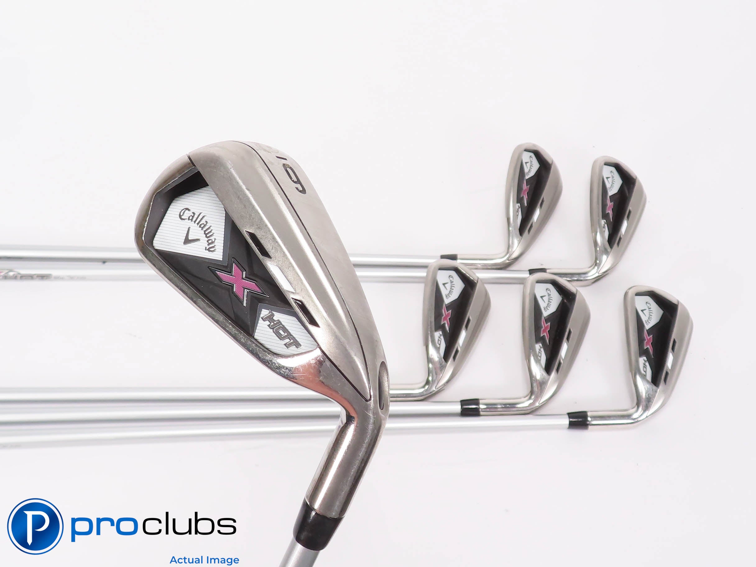 Ladies Callaway X-HOT 6-PW,SW IRON SET Callaway 50g Ladies Flex Graphite 459902