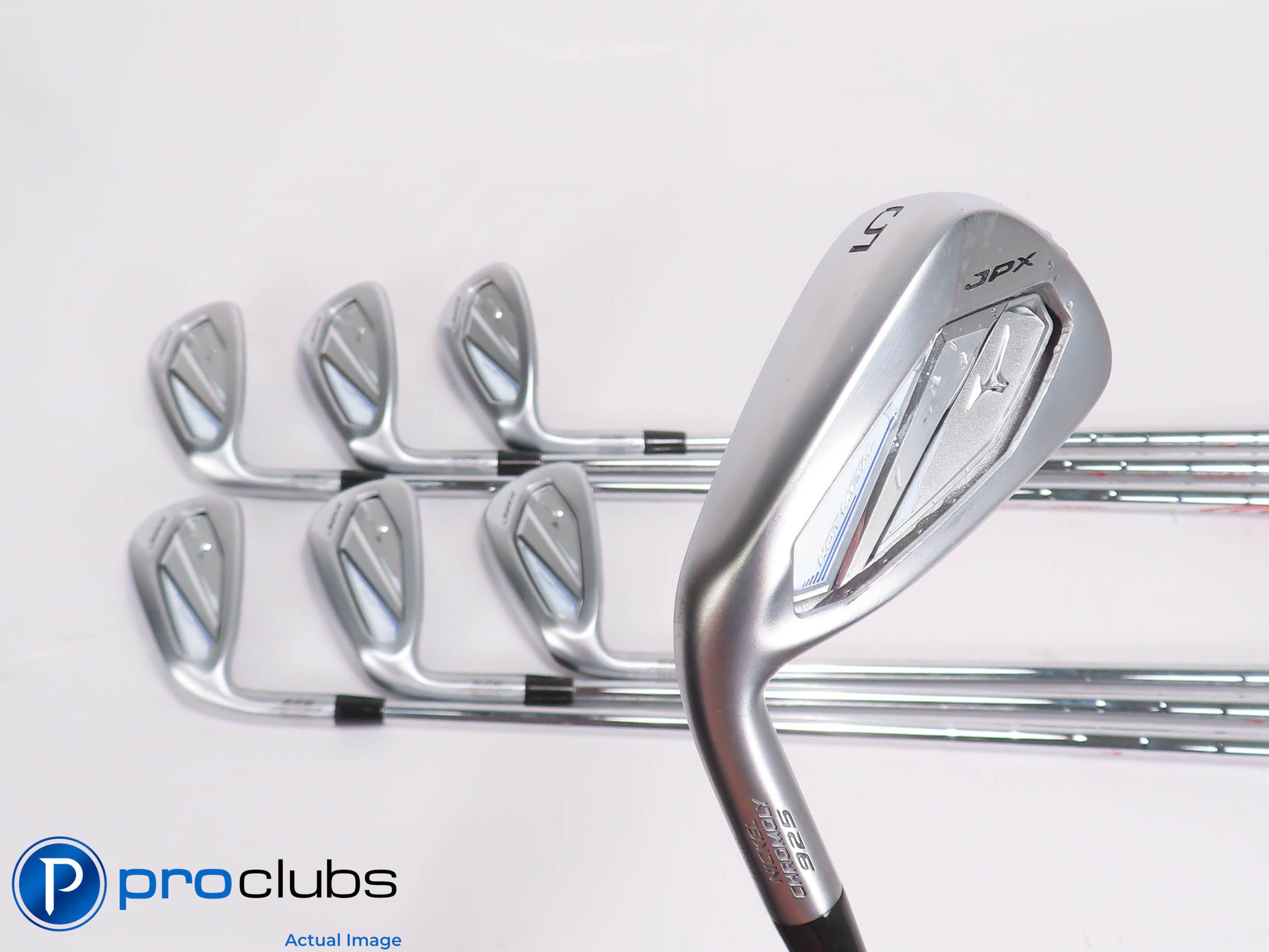 Nice Left Handed Mizuno JPX925 Hot Metal 5-PW,GW IRON SET - Regular Flex +1/2"