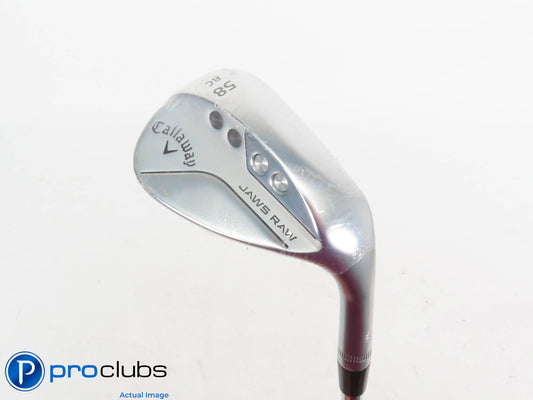 New Callaway JAWS RAW Chrome 58*(8*) WEDGE C-Grind - Spinner Wedge Flex 418307