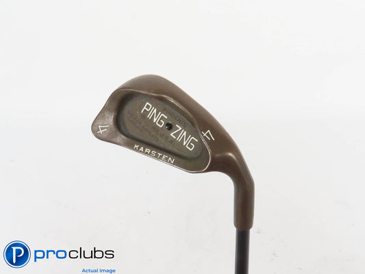 Ping ZING EYE2 BeCu 4 IRON Black Dot - Aldila PING 101 Stiff Flex - 418471