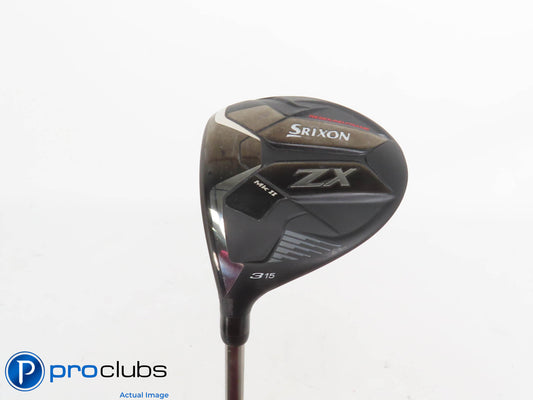 Left Handed Srixon ZX MKII 15* 3 Wood - UST Quantum 4F3 Regular Flex - 411525