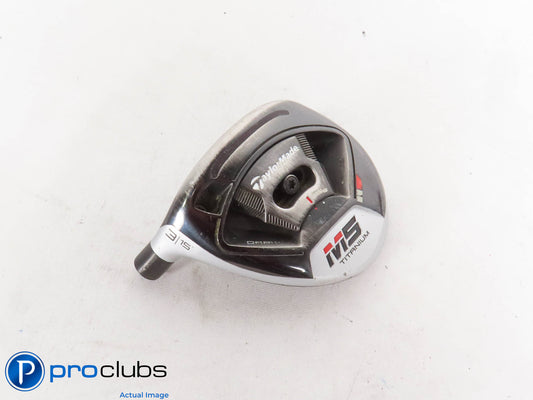 Left Handed TaylorMade M5 Titanium 15* 3 Wood - Head Only - L/H - 417784