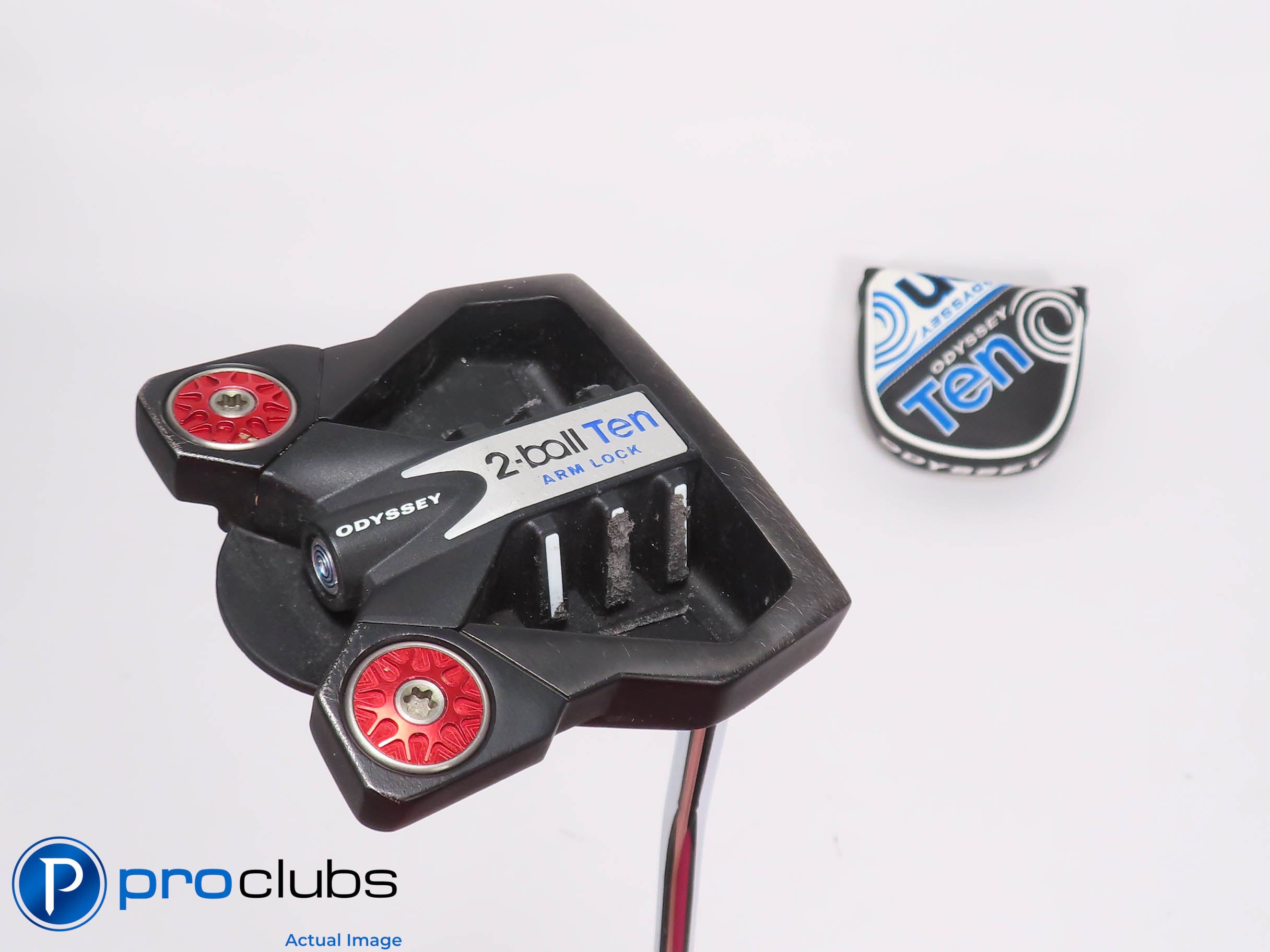 Odyssey 2-Ball Ten 43" ARM LOCK Putter w/Cover #460606