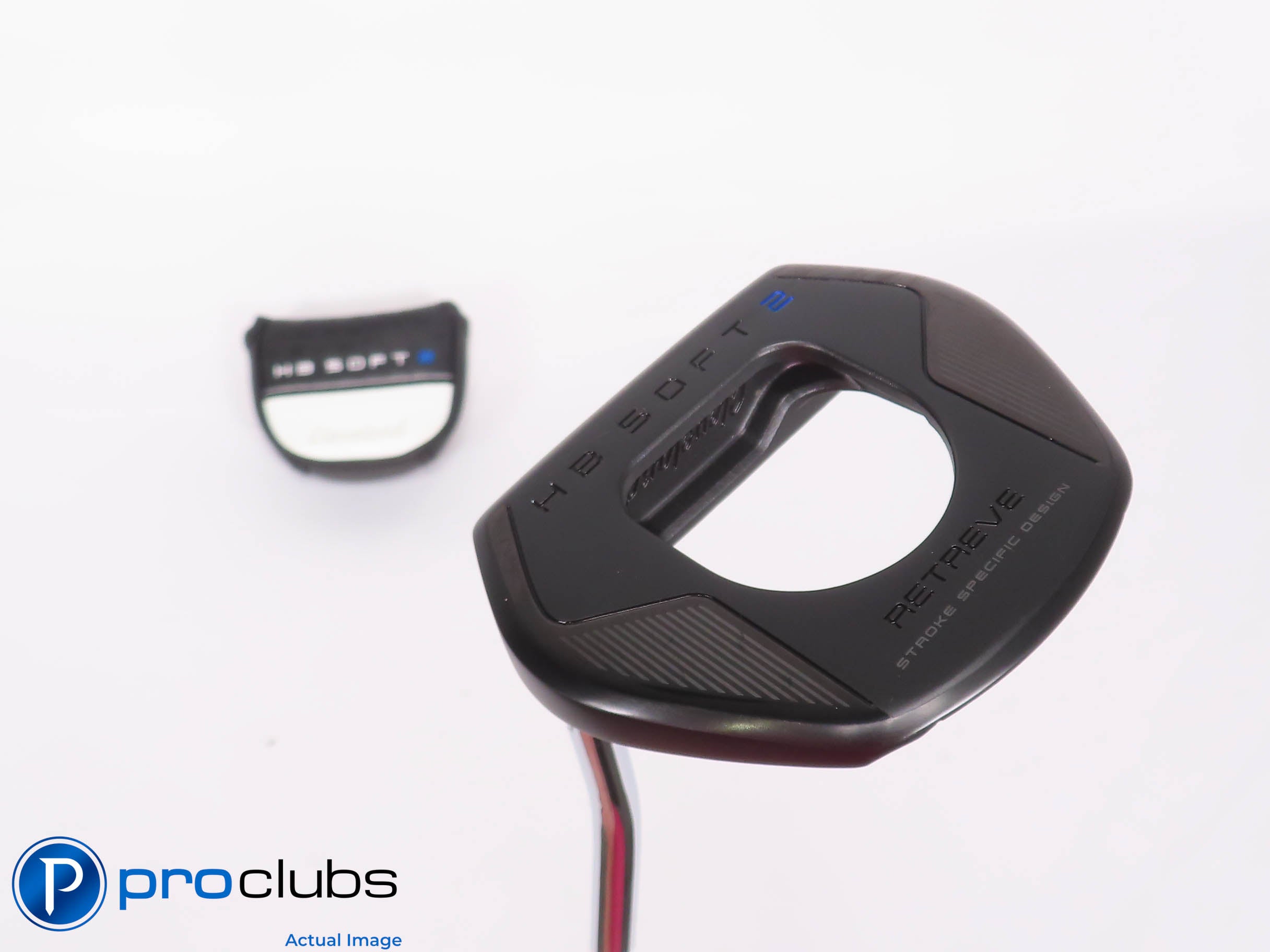 Mint! Left Handed Cleveland HB SOFT 2 RETREVE 34" Putter w/Cover #460712