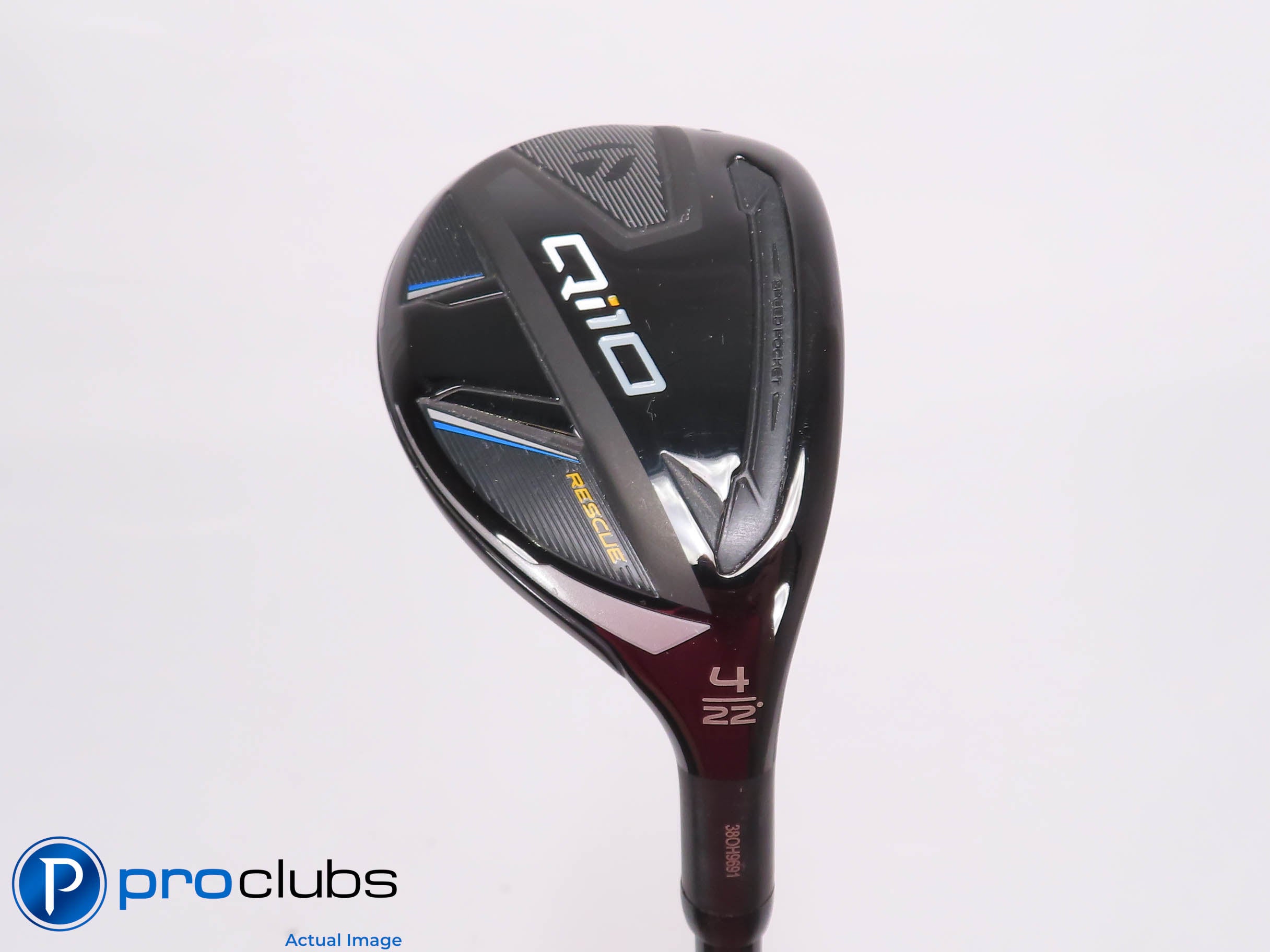 TaylorMade Qi10 Rescue 22* 4 Hybrid - Mitsubishi Tensei Orange X-Flex #459979