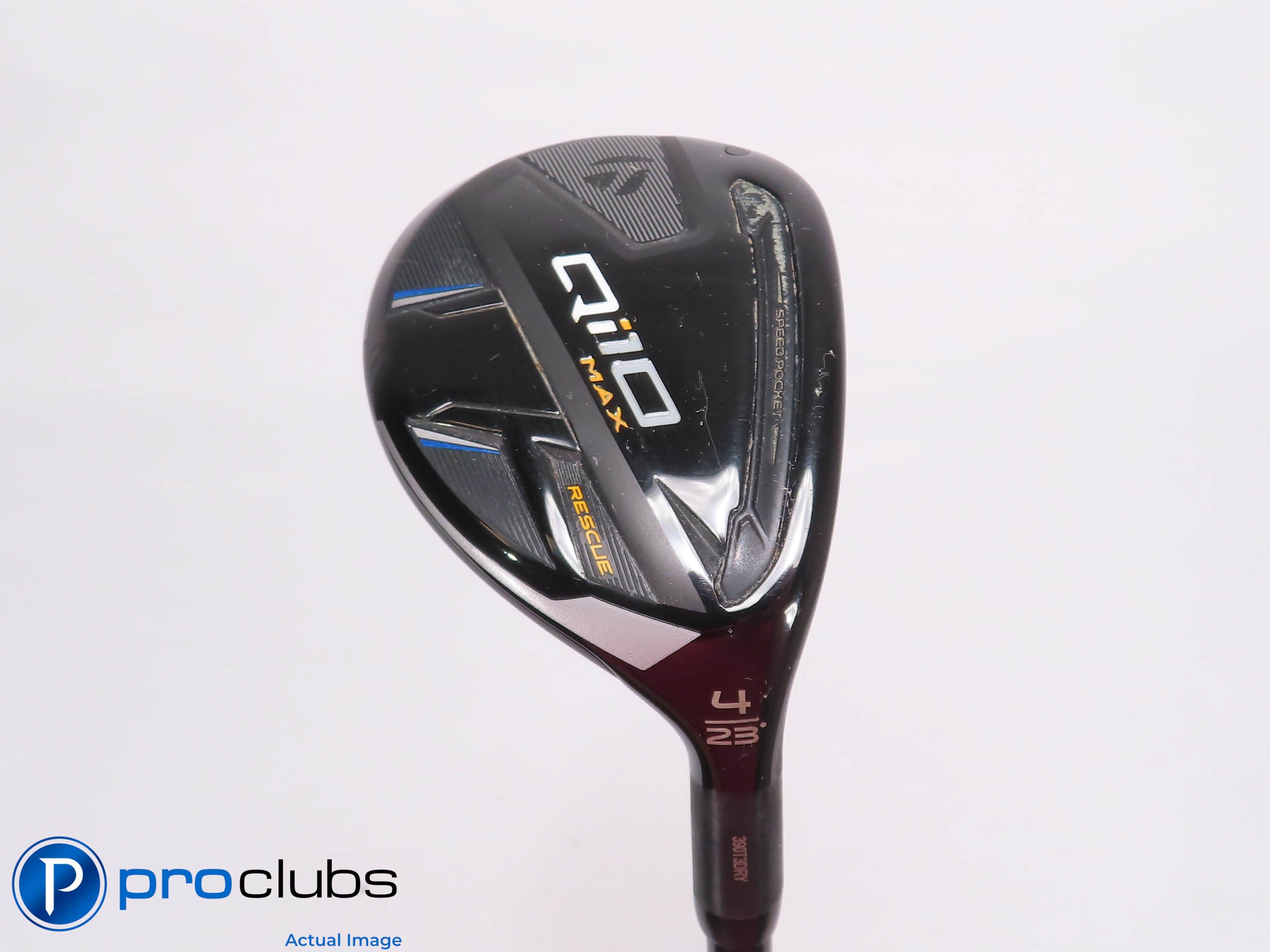 TaylorMade Qi10 MAX Rescue 23* 4 Hybrid- Mitsubishi Tensei Orange Regular 459978