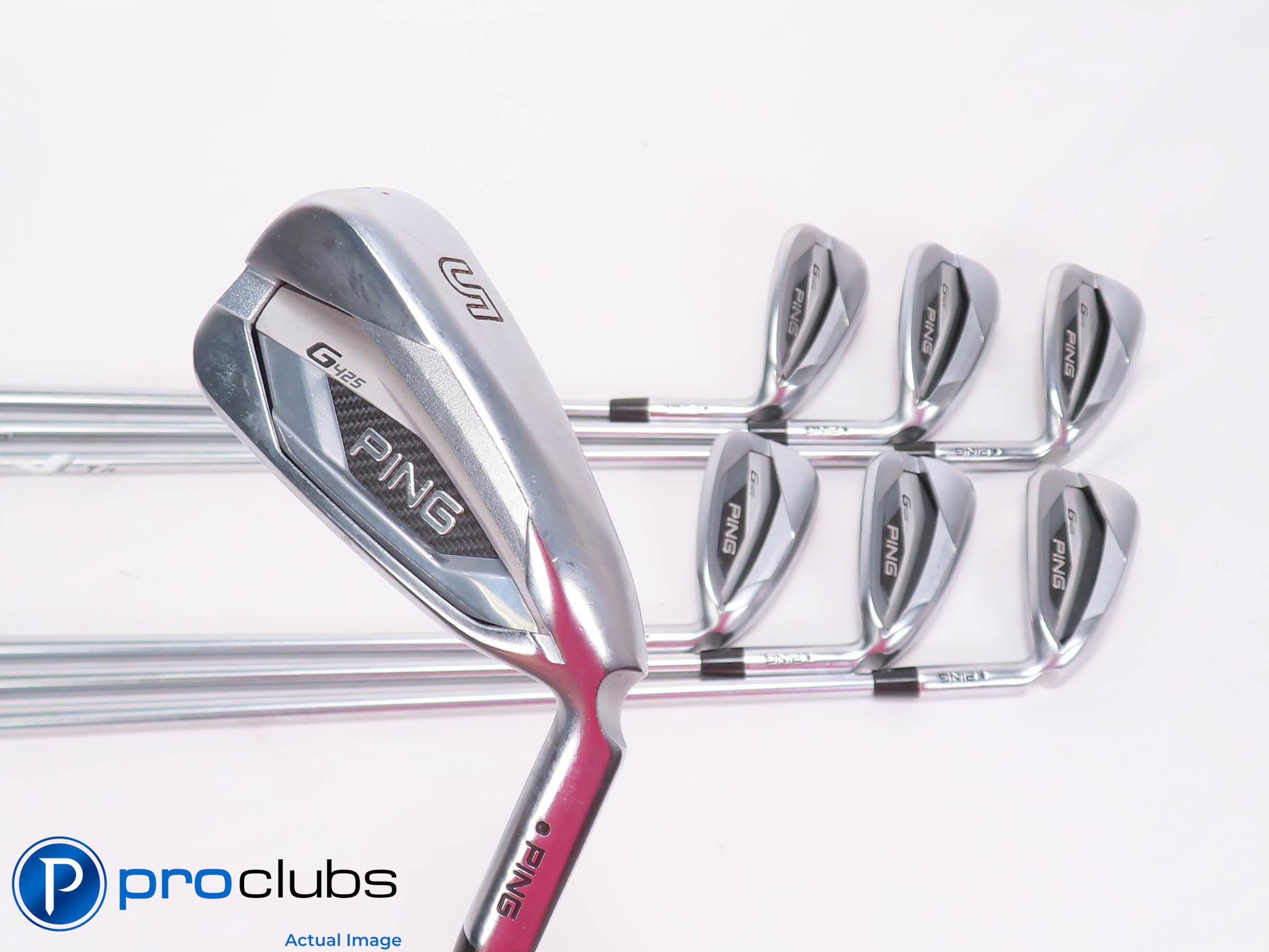 Ping G425 5-PW,UW IRON SET Black Dot - Project X IO 110g Stiff Flex Steel 458593