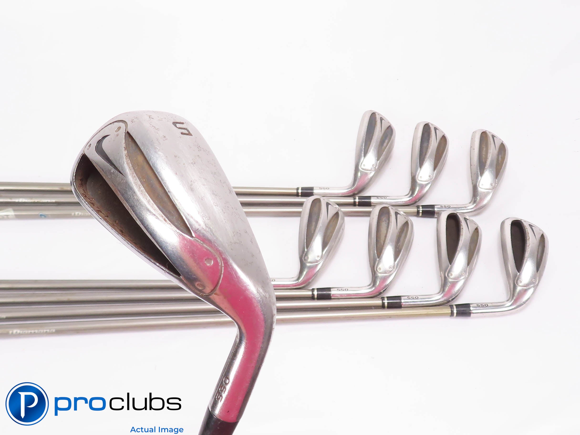 Ladies NIKE Slingshot OSS 5-PW,AW,SW IRON SET - Ladies Flex Graphite 459270