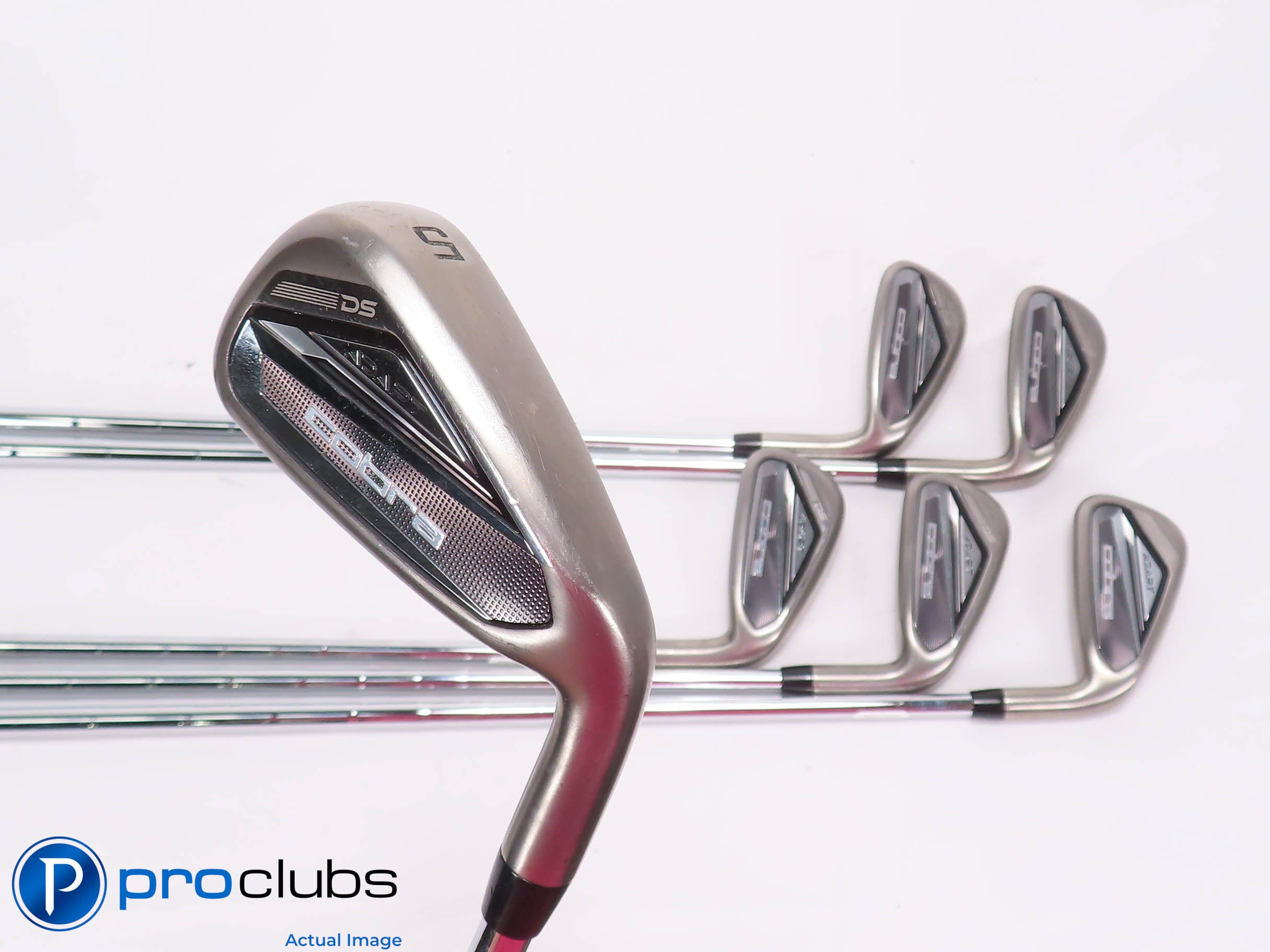 Nice Cobra DS-ADAPT 5-PW,GW IRON SET -KBS Tour Lite Stiff Flex Steel (No 7 Iron)