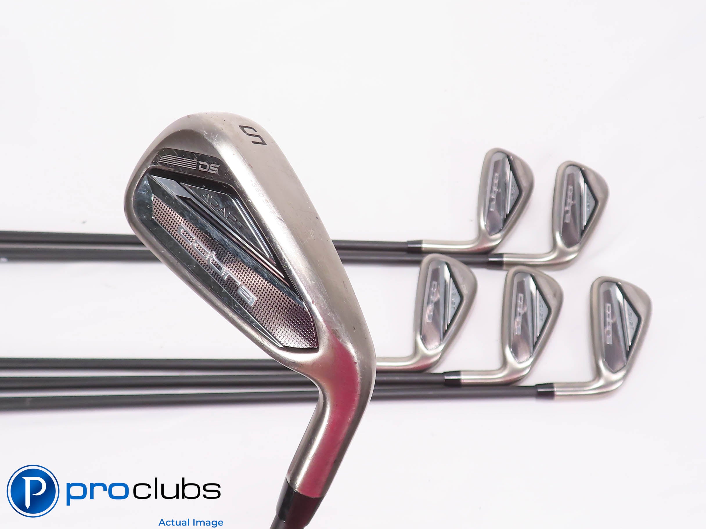 Nice Cobra DS-ADAPT 5-PW IRON SET - KBS PGI 75 Regular Flex Graphite 457459