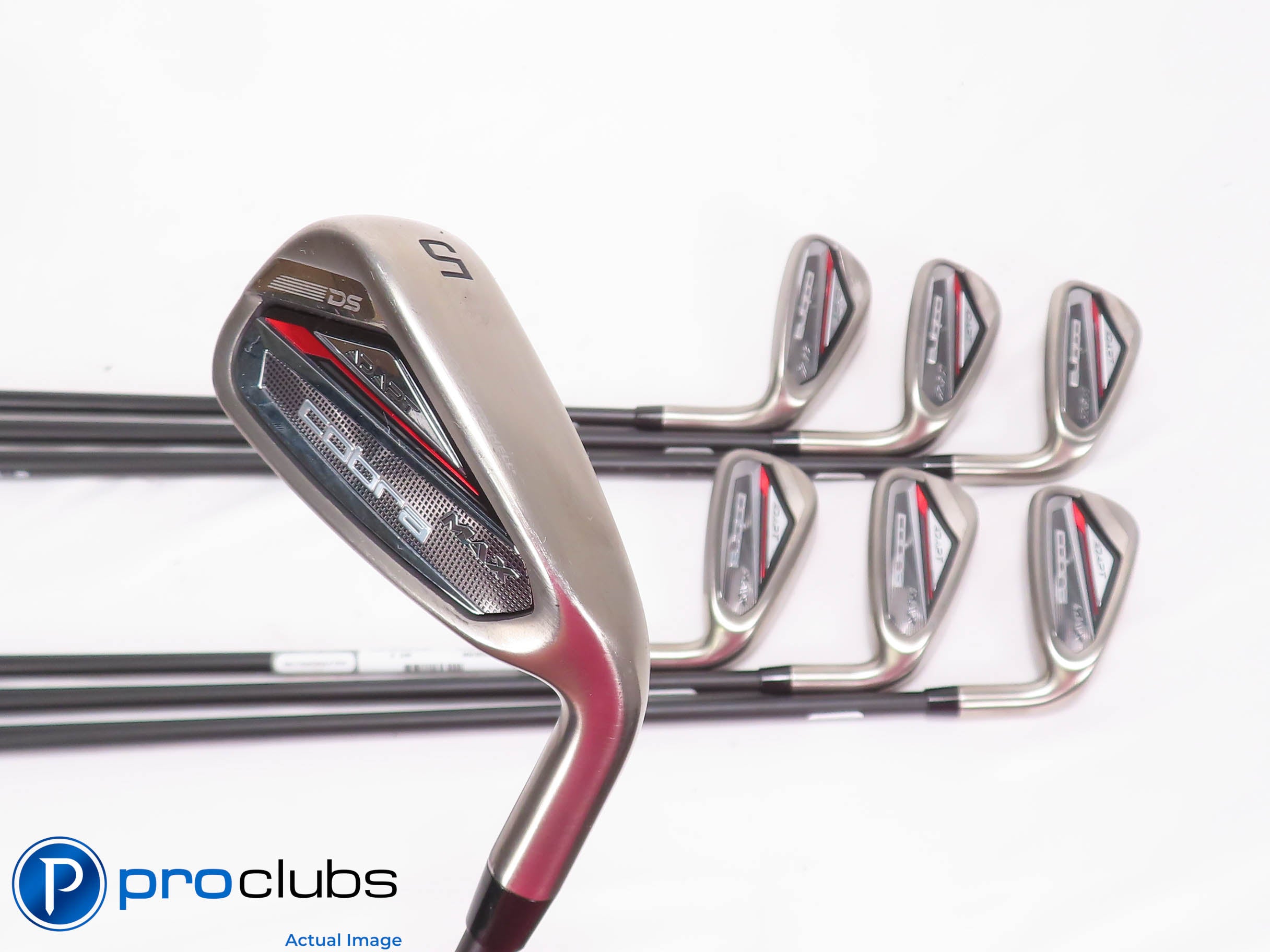 Nice Cobra DS-ADAPT MAX 5-PW,GW IRON SET -KBS PGI75 Regular Flex Graphite 460224