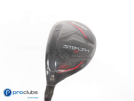 NEW Left Handed TaylorMade STEALTH 2 HD 23* 4 HYBRID Speeder Regular Flex 379475