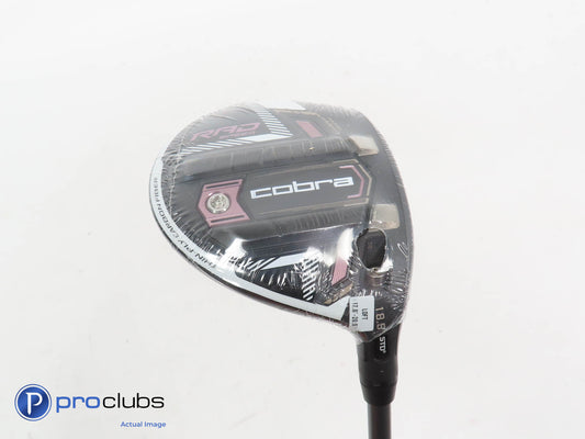 New! Ladies Cobra King RAD Speed 18.5* 3 Wood - EF Riptide CB 40g Ladies 362580