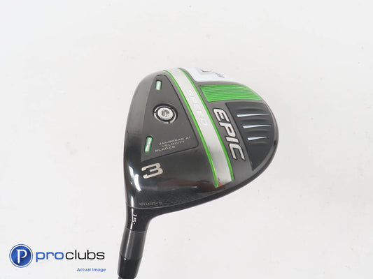 Excellent! Left Hand Callaway 21' Epic Speed 15* 3 Wood - HZRDUS Regular 359752