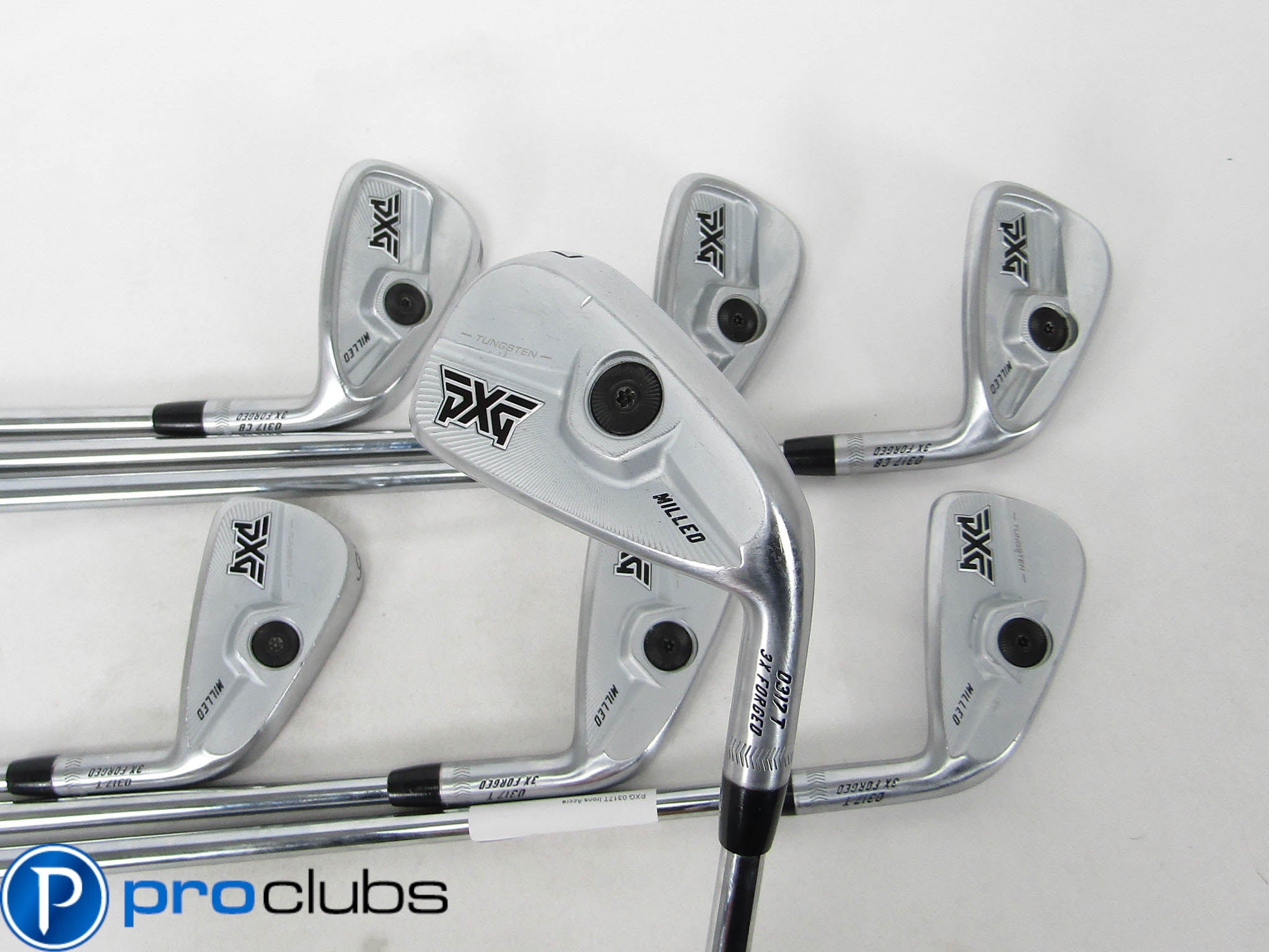 PXG 0317T / 0317CB MILLED COMBO IRONS 4-PW STEEL ACCRA I-SERIES 130 X-FLEX FLEX