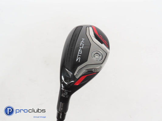 Left Handed TaylorMade Stealth Plus+ 19.5* 3 Hybrid HZRDUS 80g Stiff Flex 371881