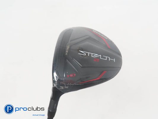 New! Left Handed TaylorMade STEALTH 2 HD 16* 3 WOOD - Accra TZ6 M4 Stiff 383395