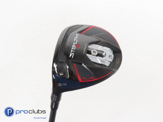 Left Handed TaylorMade Stealth 2 PLUS Titanium 15* 3 Wood - Rogue X-Flex 368604