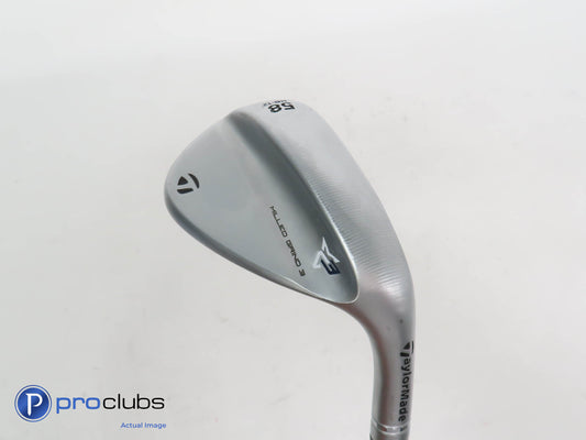 Nice TaylorMade Milled Grind 3 Chrome HB 58*(12*) Wedge - S200 Stiff Flex 368140