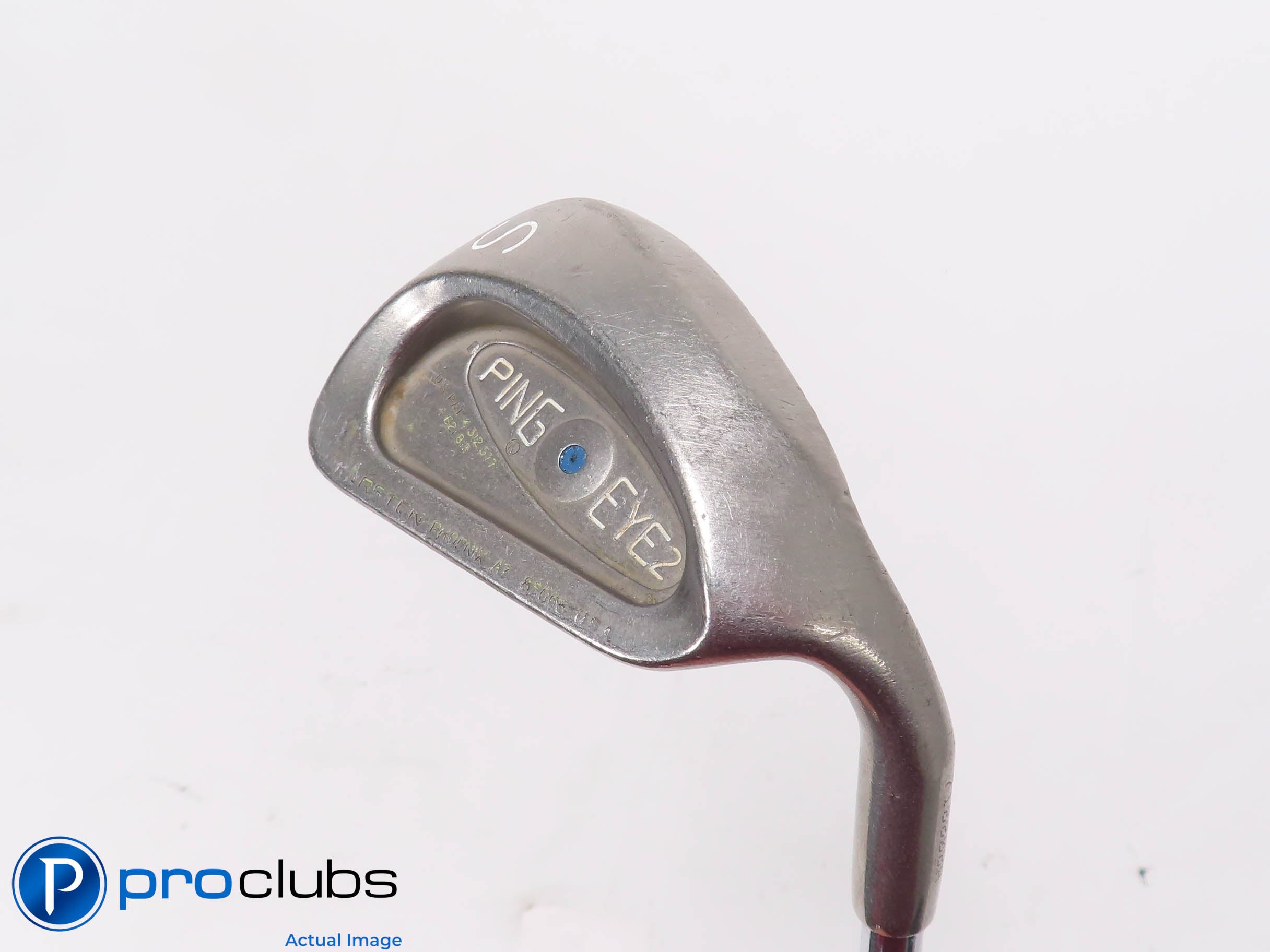 Ping EYE 2 + NO + Blue Dot Sand Wedge - Ping Stiff Flex Steel #463867