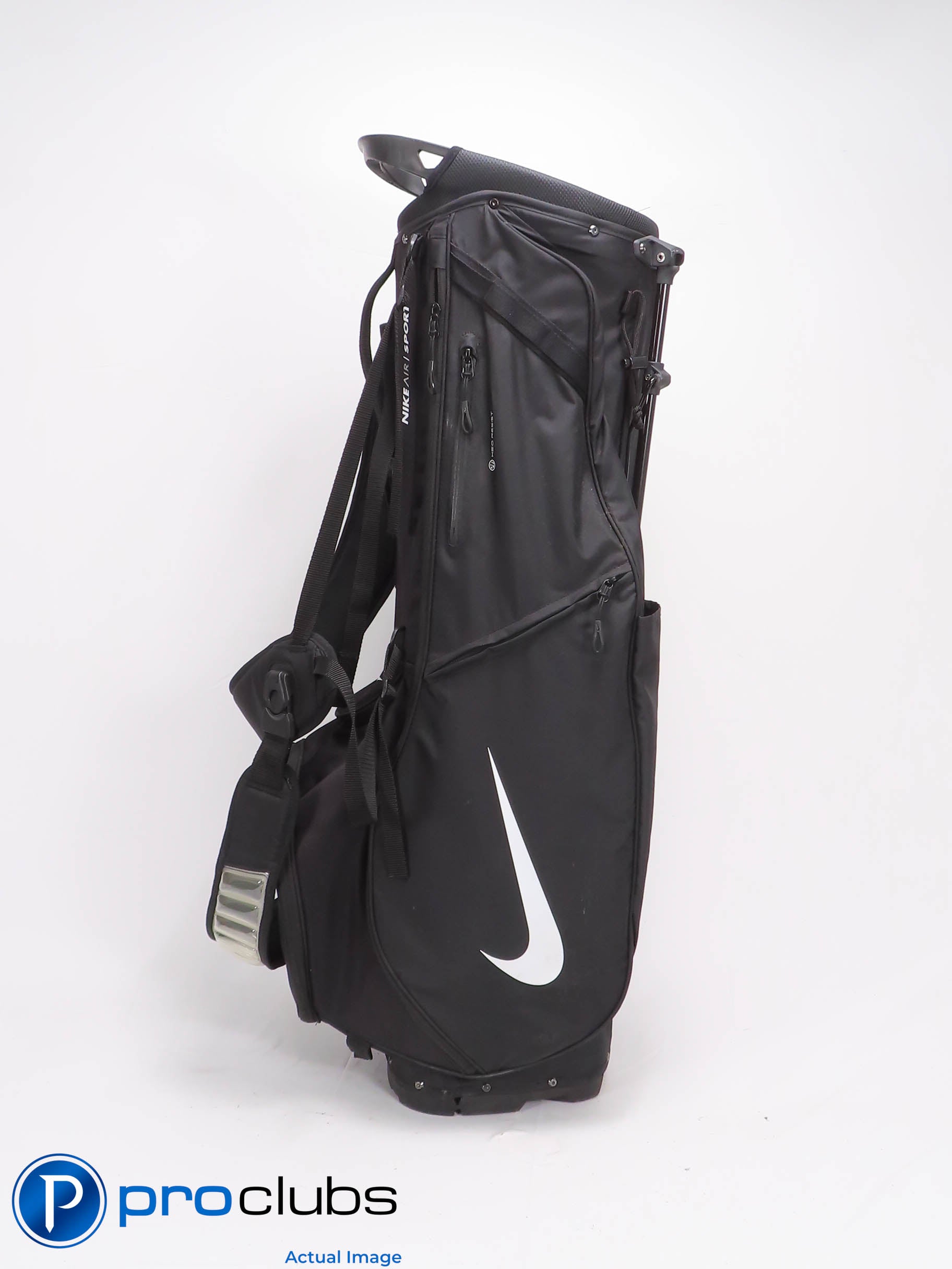 Nice NIKE Air Sport Carry / Stand Golf Bag w/Rainhood - Black 463791