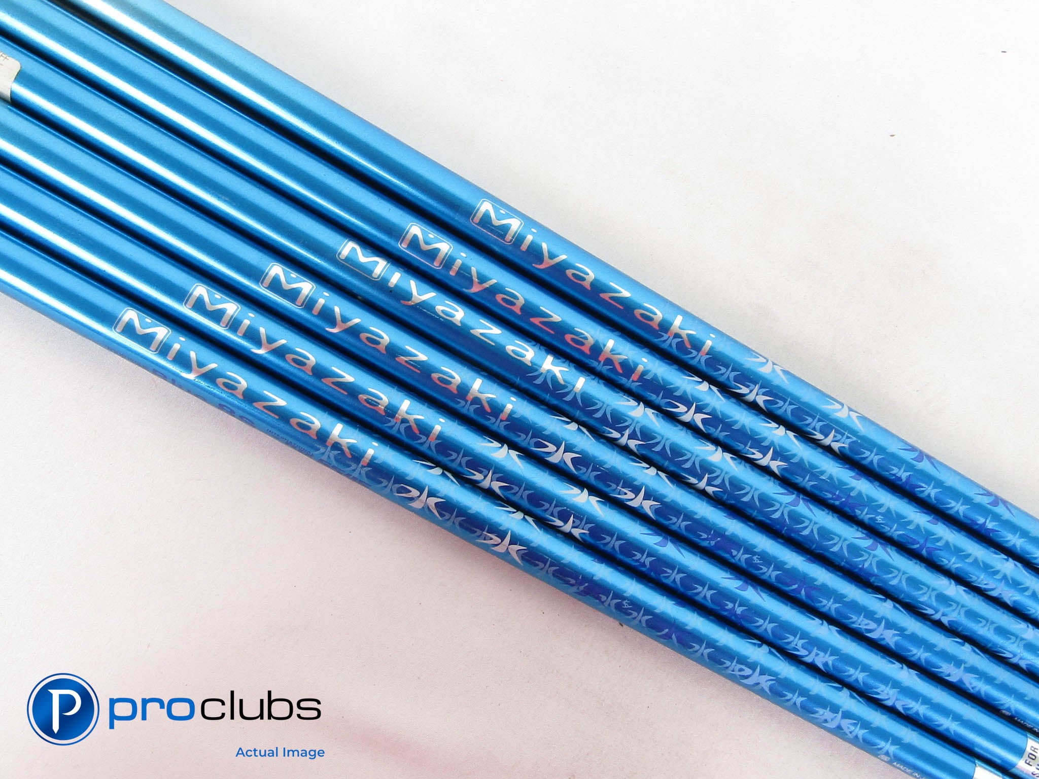New 6pc Miyazaki Kosuma Blue 8 Stiff Graphite Iron Shafts 4-9-iron .370" #463632