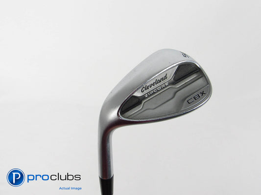 Left Handed Cleveland CBX ZipCore 56*(12*) WEDGE - DG Spinner Wedge Flex 420714